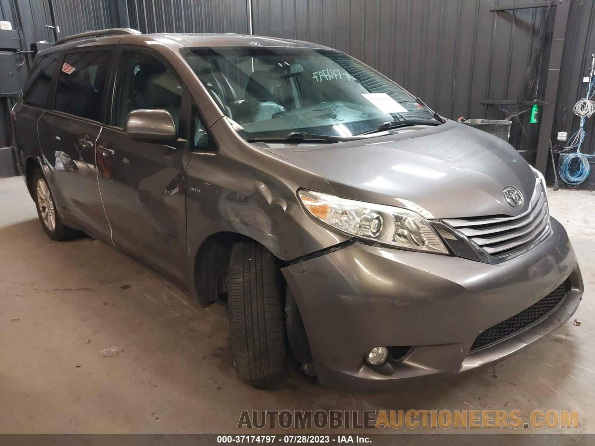 5TDDZ3DCXHS160053 TOYOTA SIENNA 2017