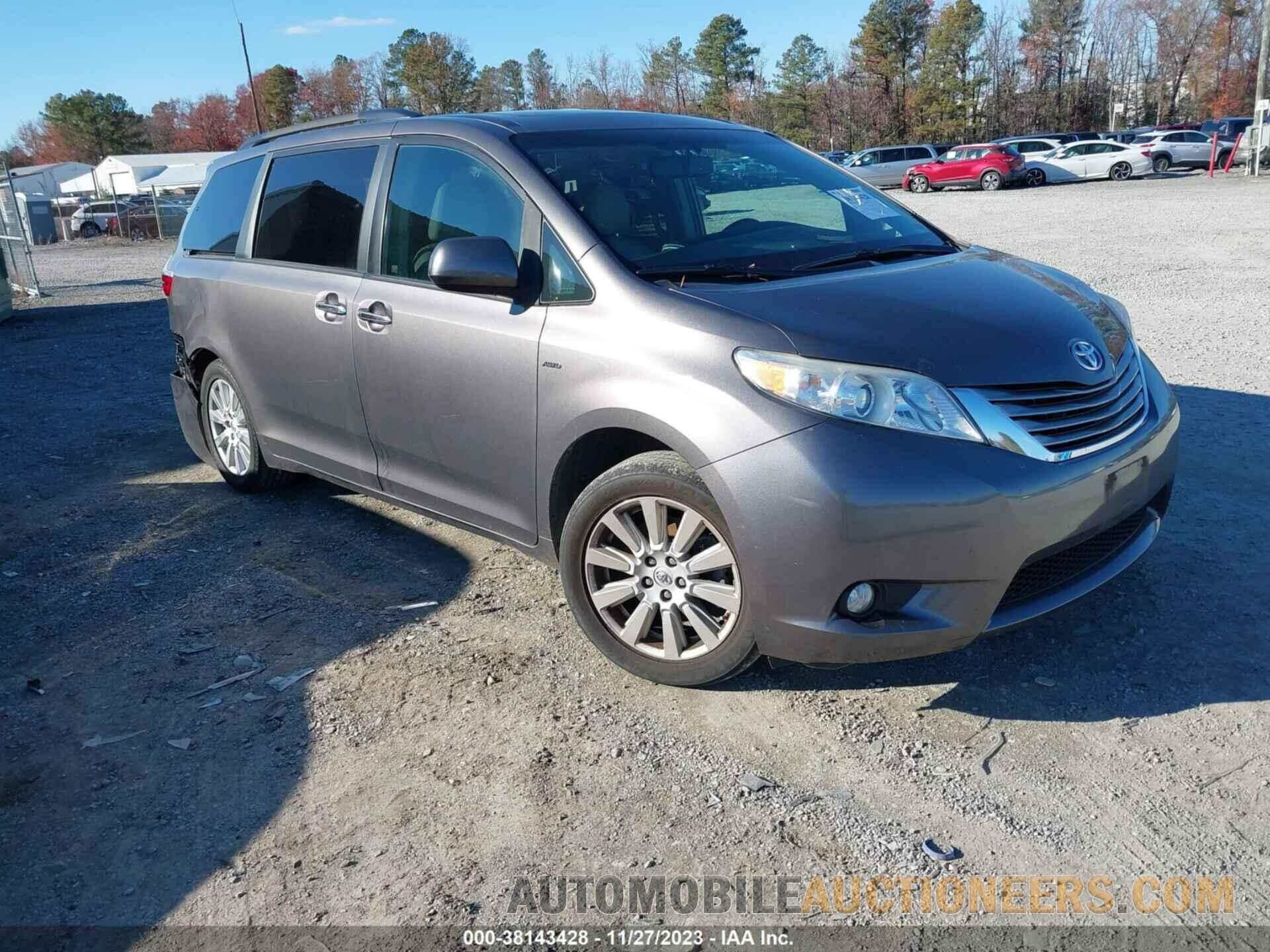 5TDDZ3DCXHS171327 TOYOTA SIENNA 2017