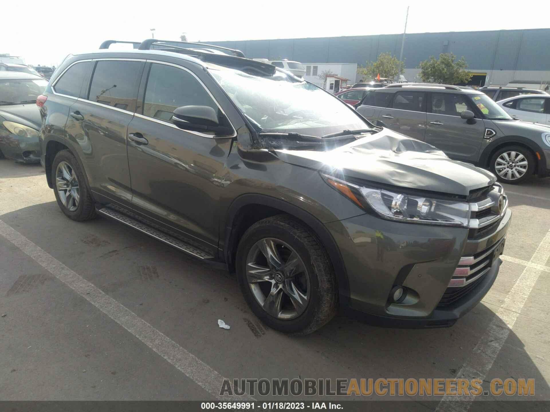 5TDDZRFH0HS361813 TOYOTA HIGHLANDER 2017