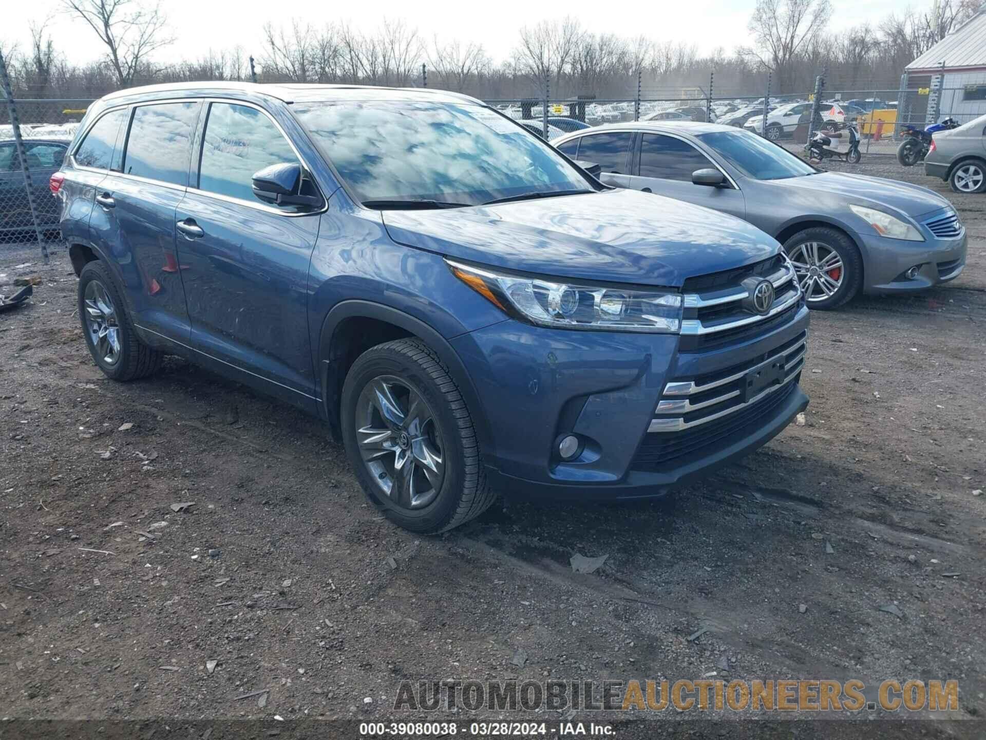 5TDDZRFH0HS375789 TOYOTA HIGHLANDER 2017