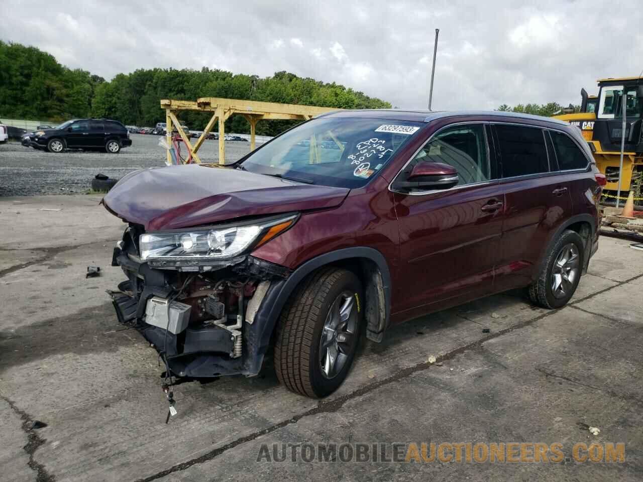 5TDDZRFH0HS380278 TOYOTA HIGHLANDER 2017