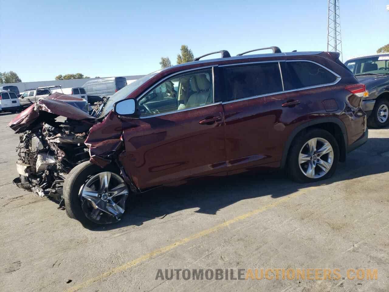 5TDDZRFH0HS434999 TOYOTA HIGHLANDER 2017