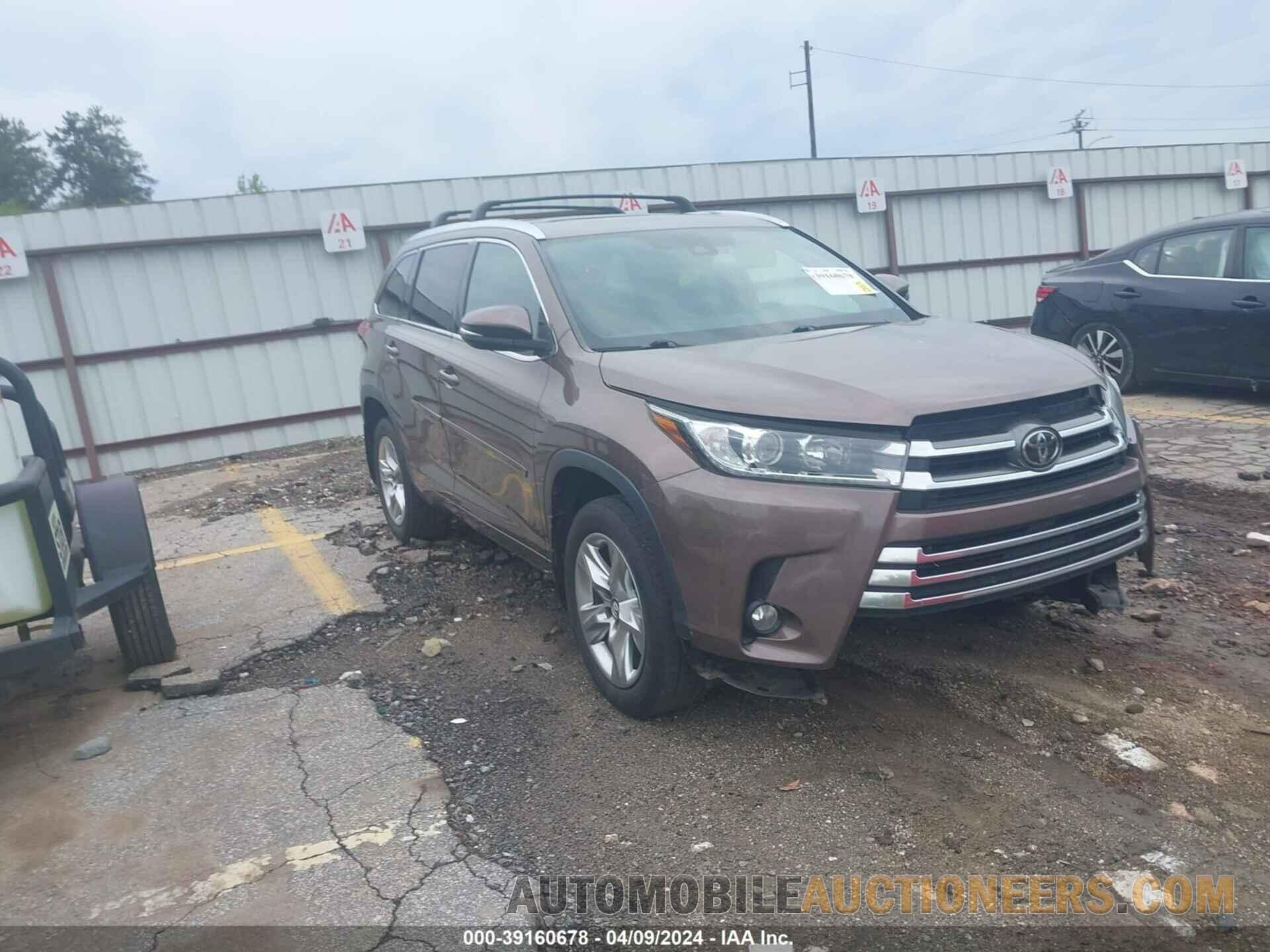 5TDDZRFH0HS436512 TOYOTA HIGHLANDER 2017