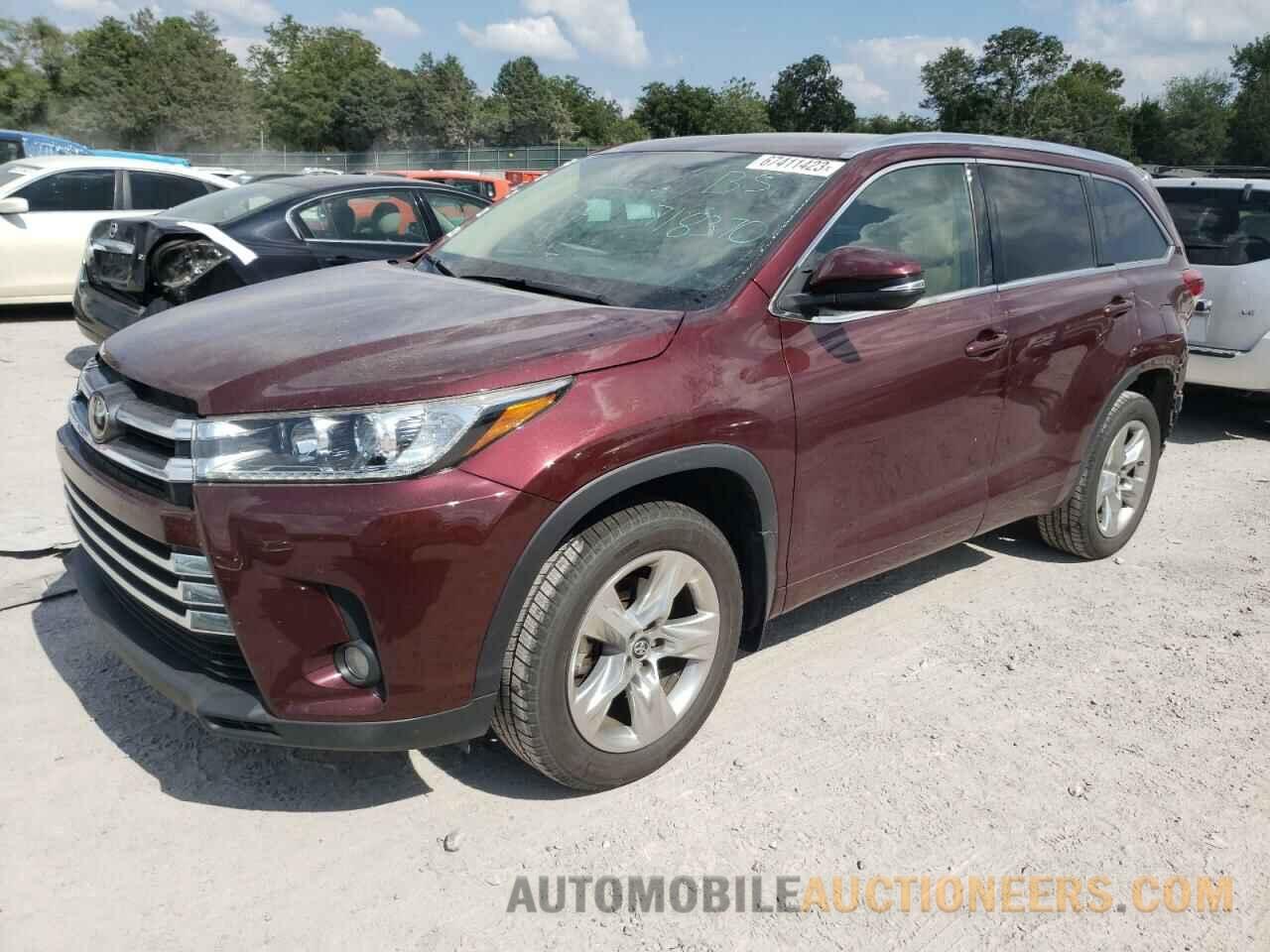 5TDDZRFH0HS457375 TOYOTA HIGHLANDER 2017