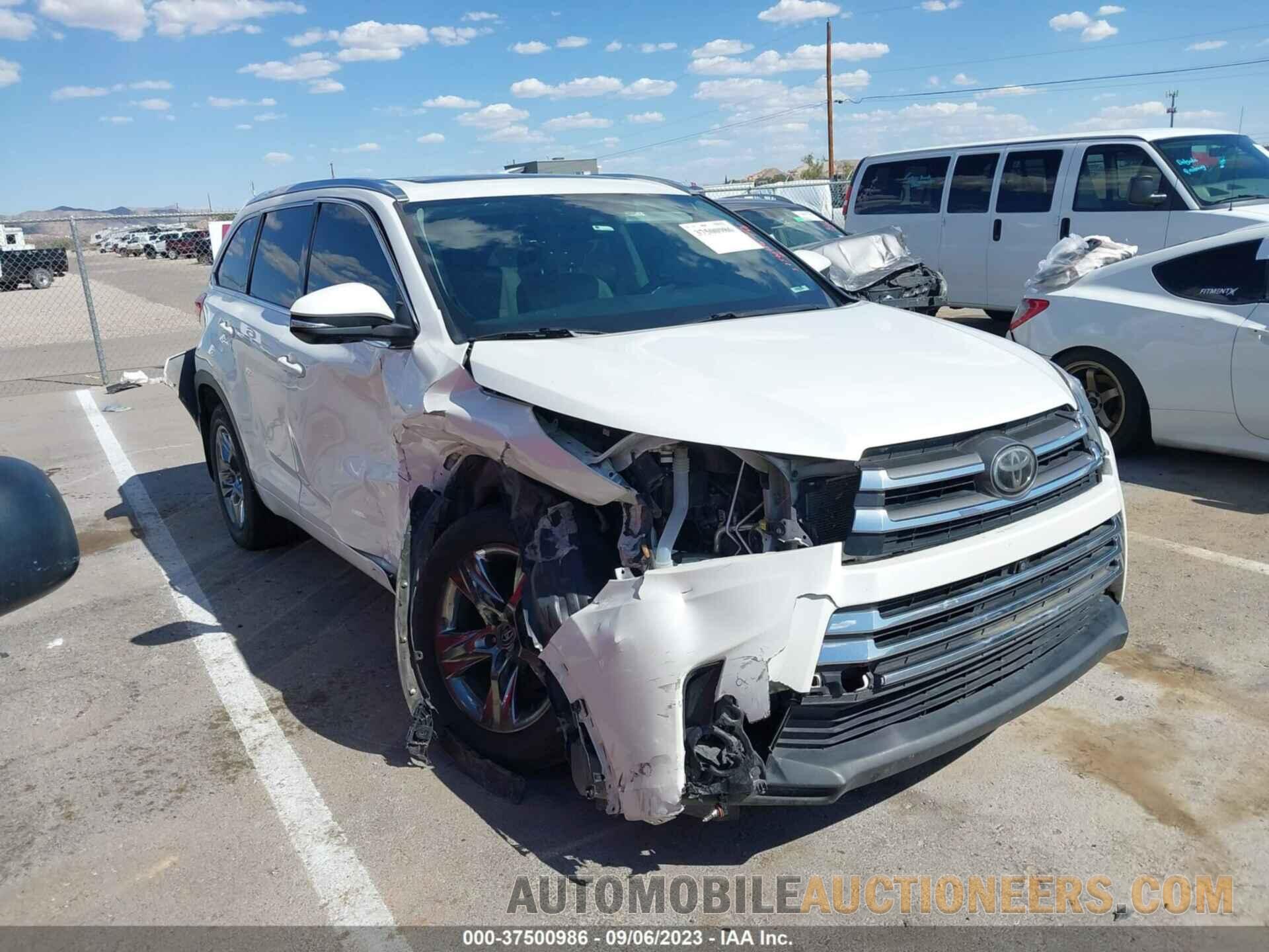 5TDDZRFH0JS811224 TOYOTA HIGHLANDER 2018