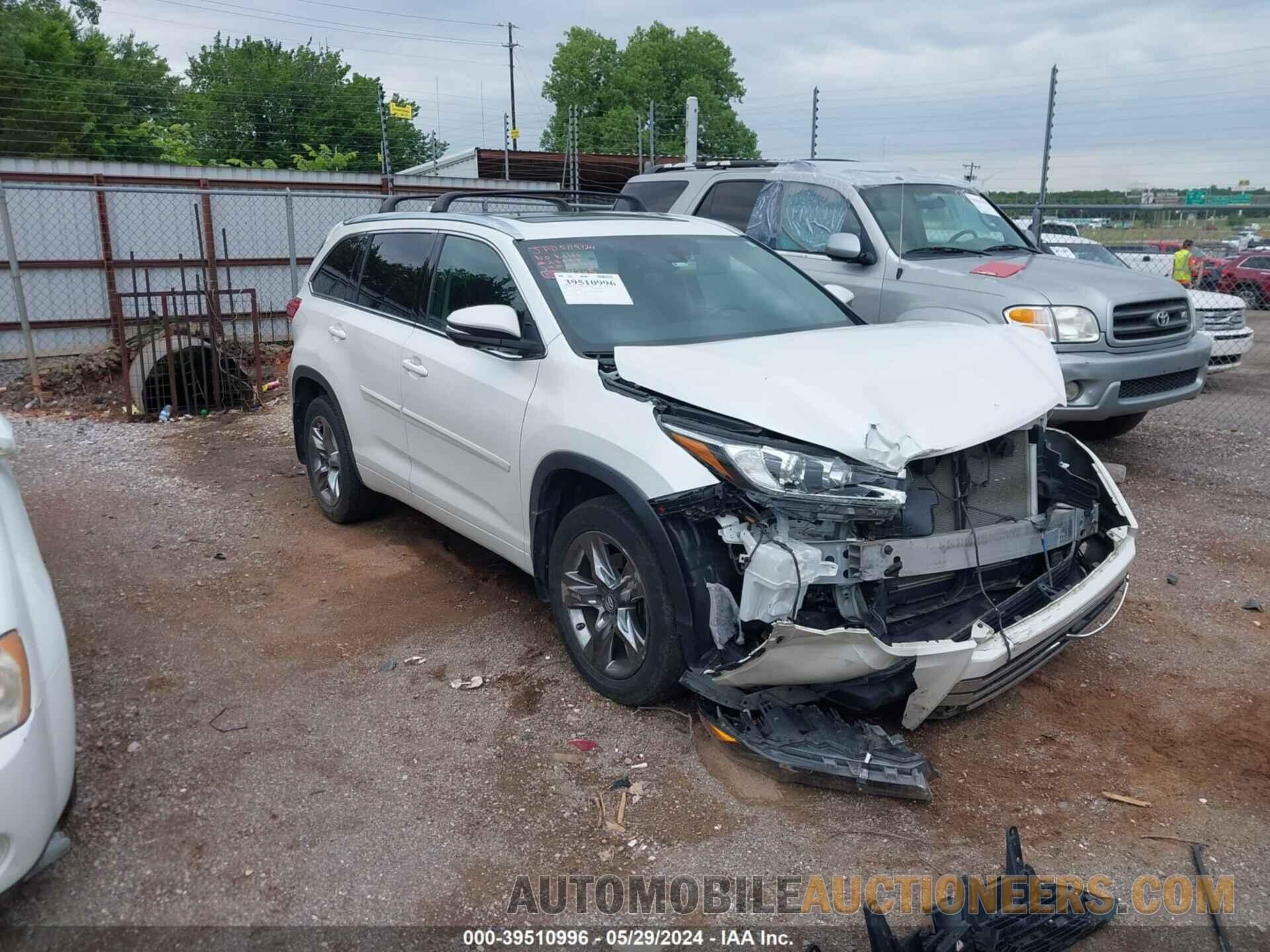 5TDDZRFH0JS813586 TOYOTA HIGHLANDER 2018