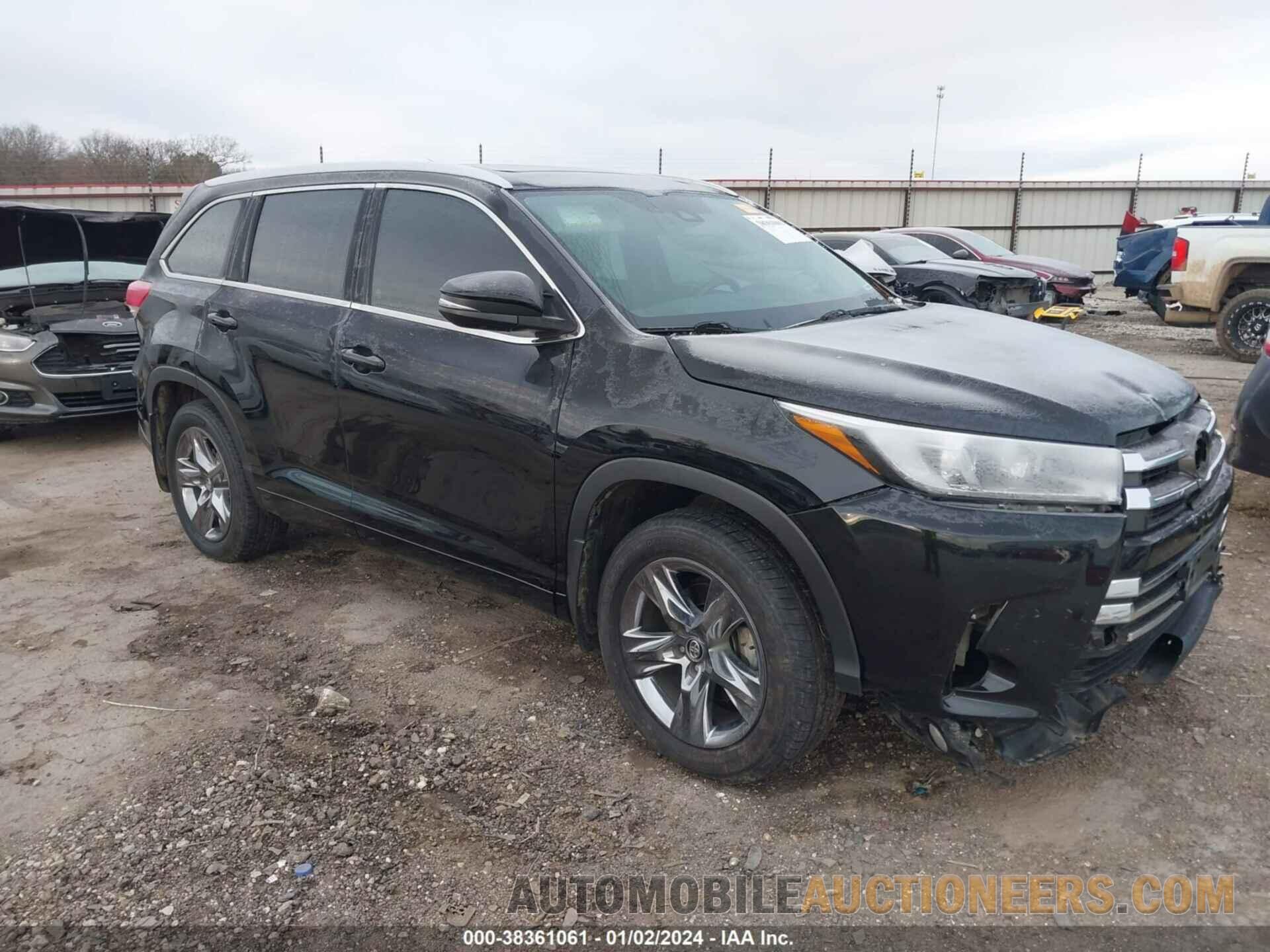 5TDDZRFH0JS861735 TOYOTA HIGHLANDER 2018