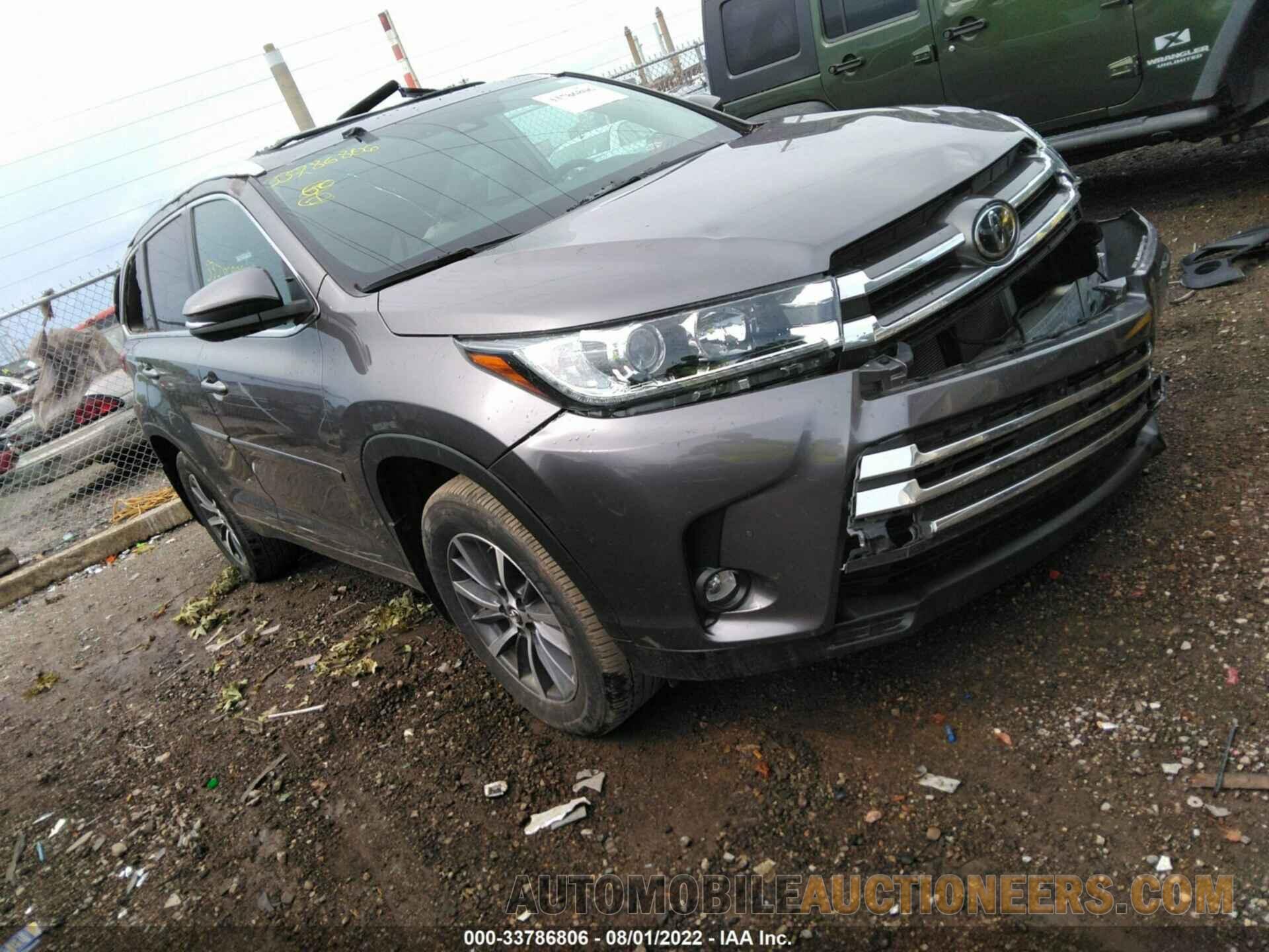 5TDDZRFH0KS720830 TOYOTA HIGHLANDER 2019