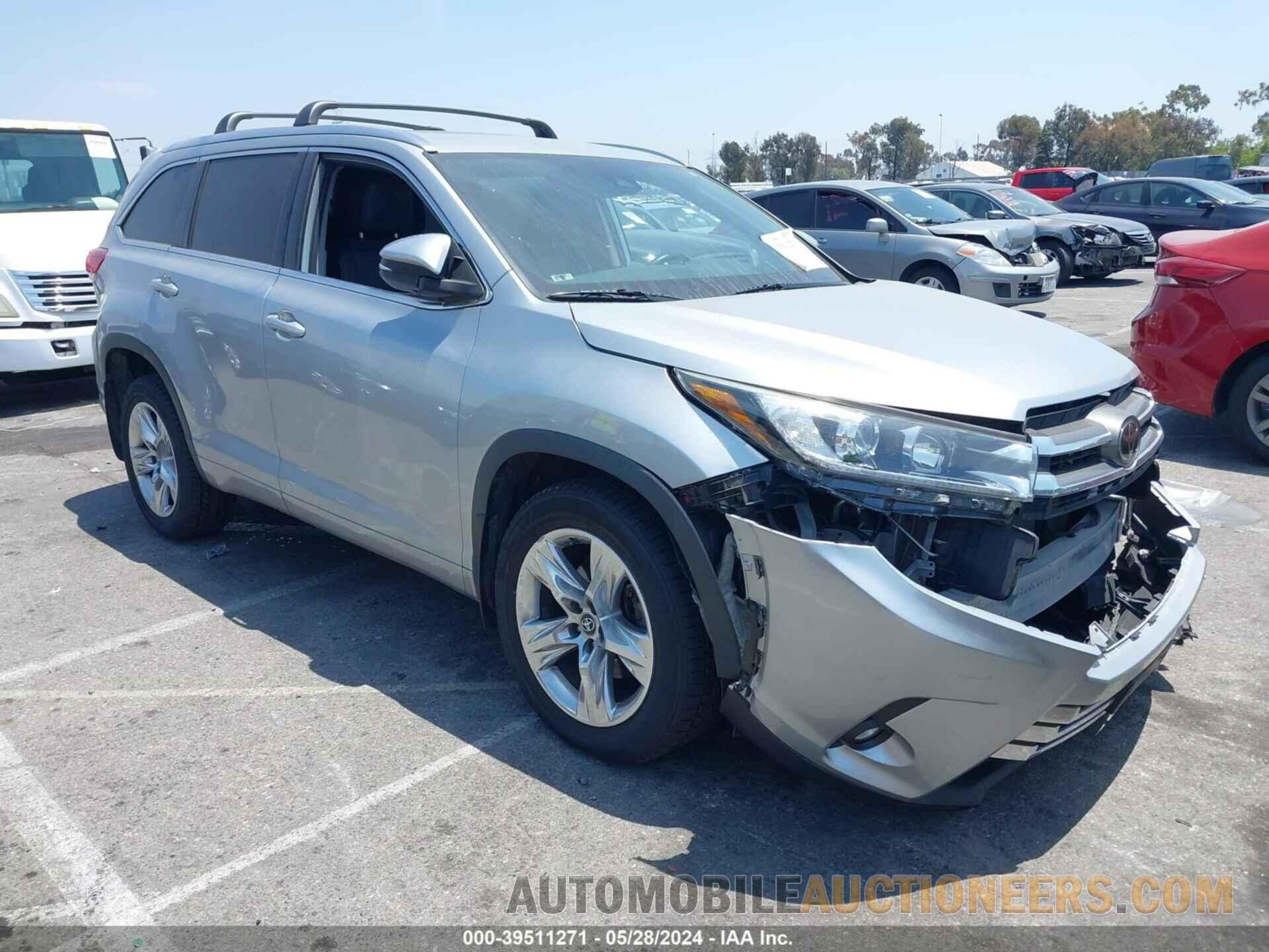 5TDDZRFH0KS927492 TOYOTA HIGHLANDER 2019