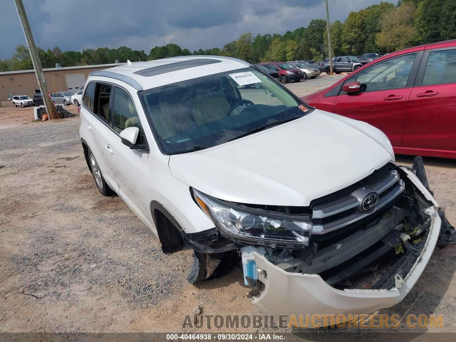 5TDDZRFH1HS360315 TOYOTA HIGHLANDER 2017