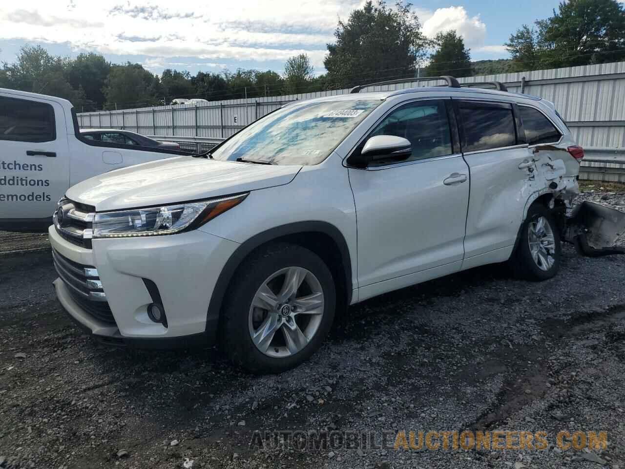 5TDDZRFH1HS362467 TOYOTA HIGHLANDER 2017