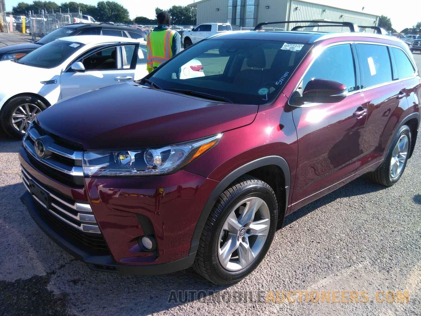 5TDDZRFH1HS364610 Toyota Highlander 2017