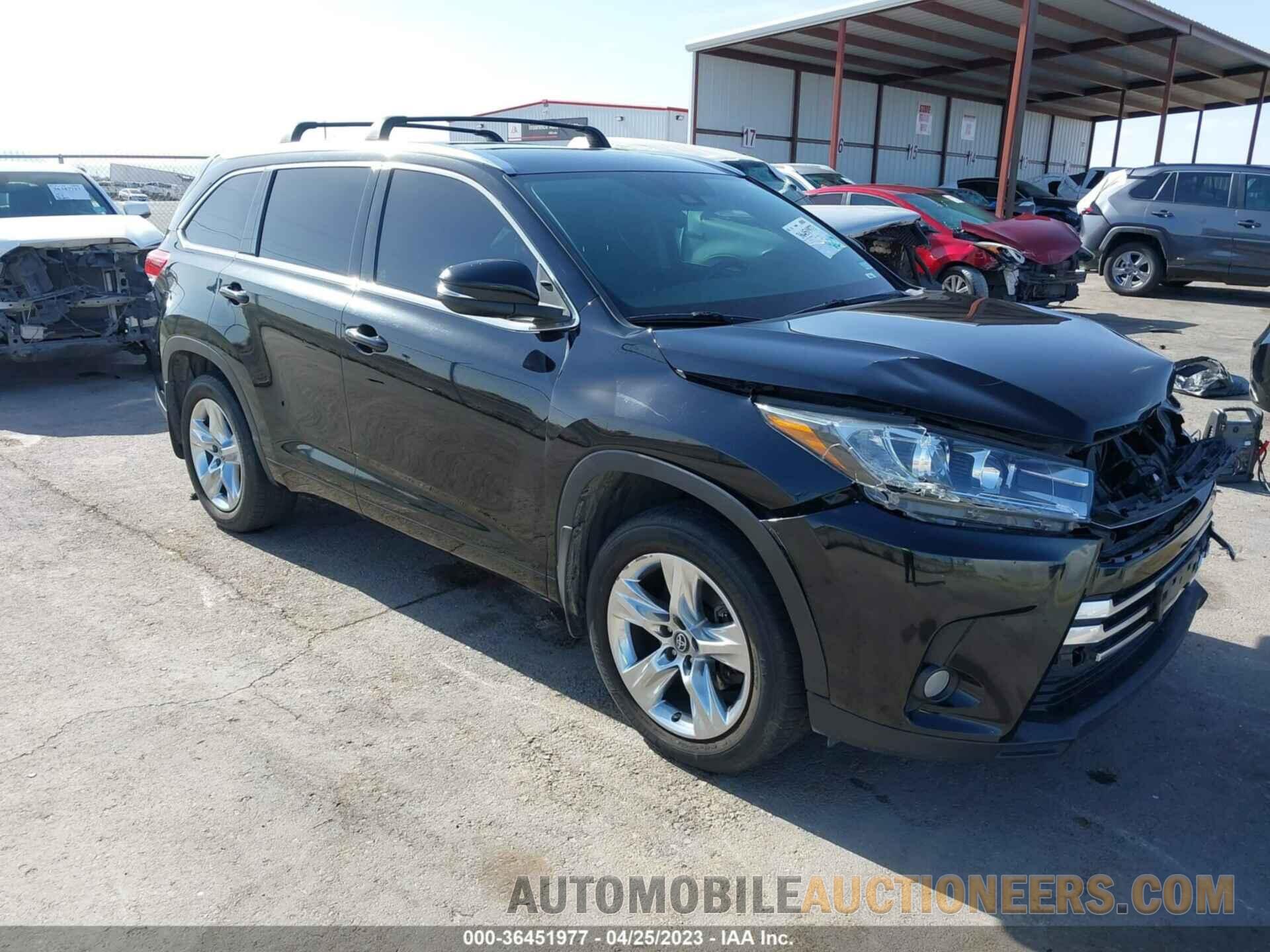 5TDDZRFH1HS370570 TOYOTA HIGHLANDER 2017