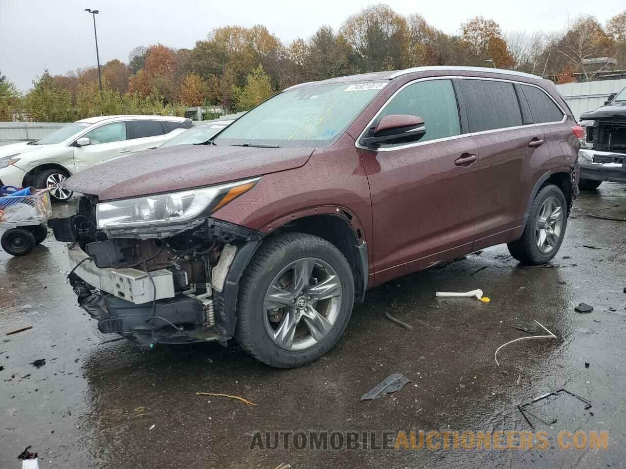 5TDDZRFH1HS406340 TOYOTA HIGHLANDER 2017