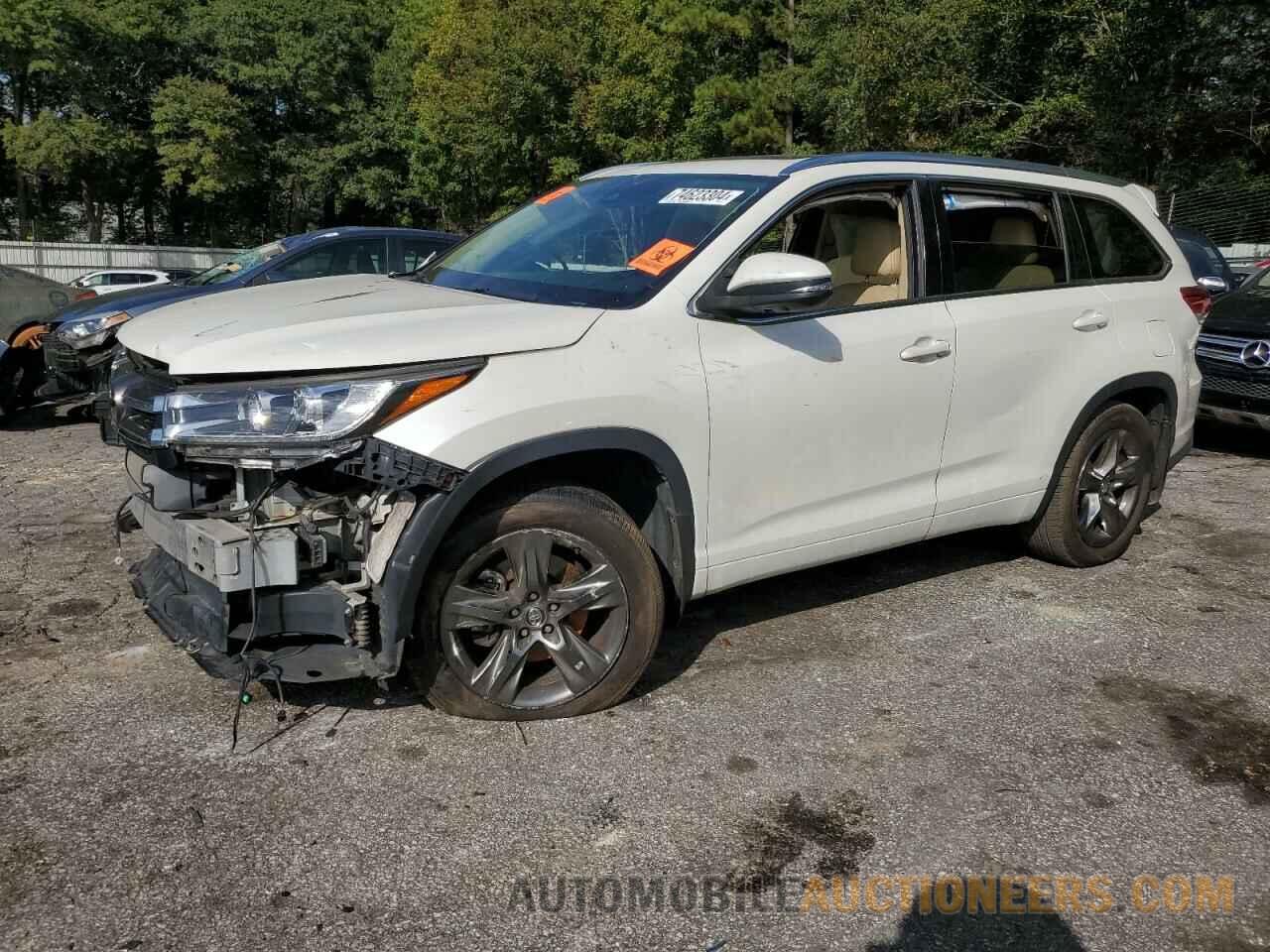 5TDDZRFH1HS416205 TOYOTA HIGHLANDER 2017