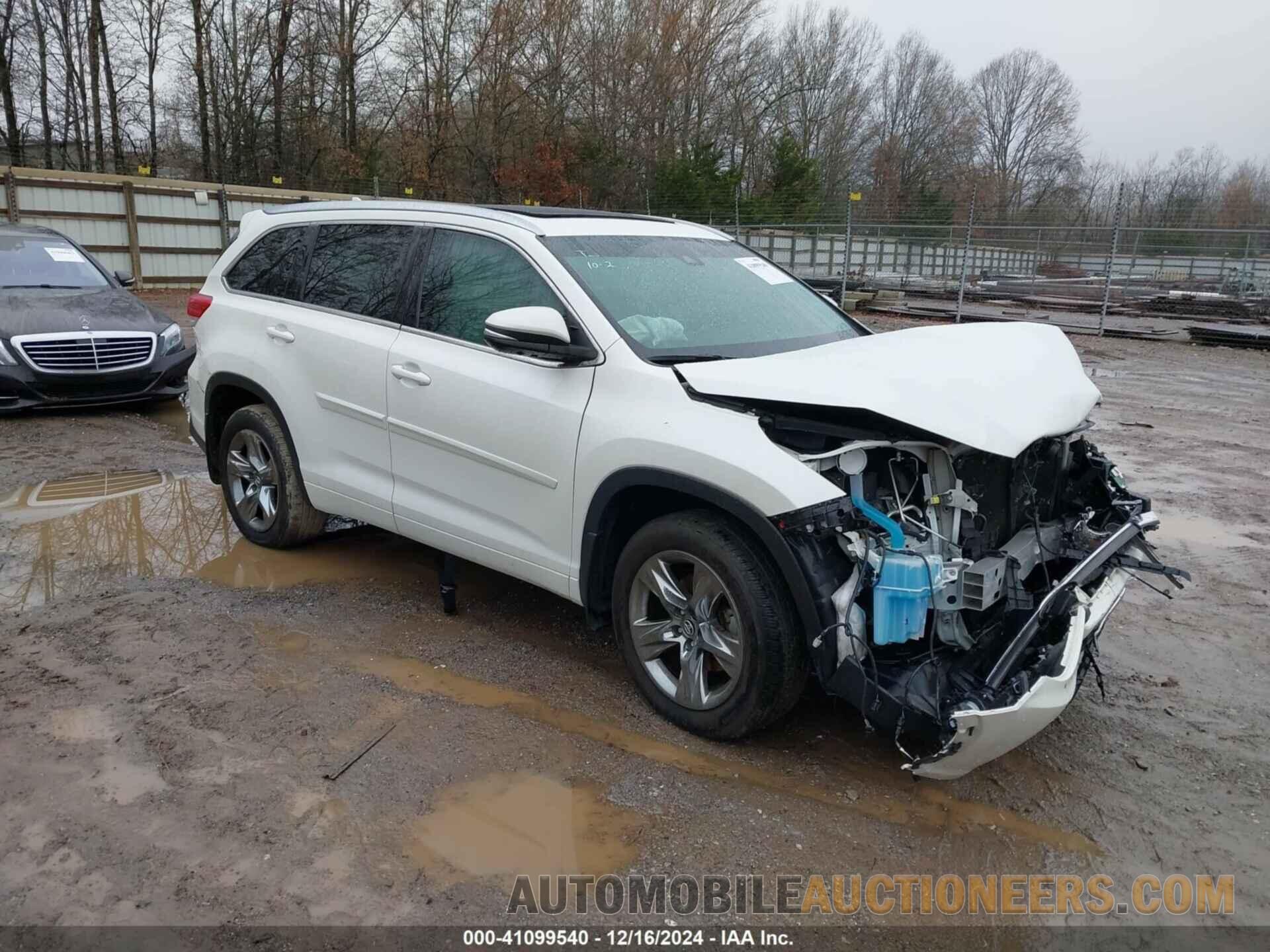 5TDDZRFH1JS489709 TOYOTA HIGHLANDER 2018