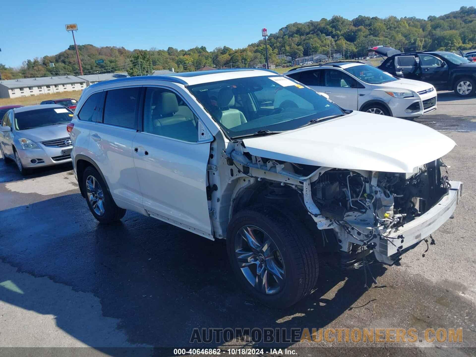 5TDDZRFH1KS706838 TOYOTA HIGHLANDER 2019