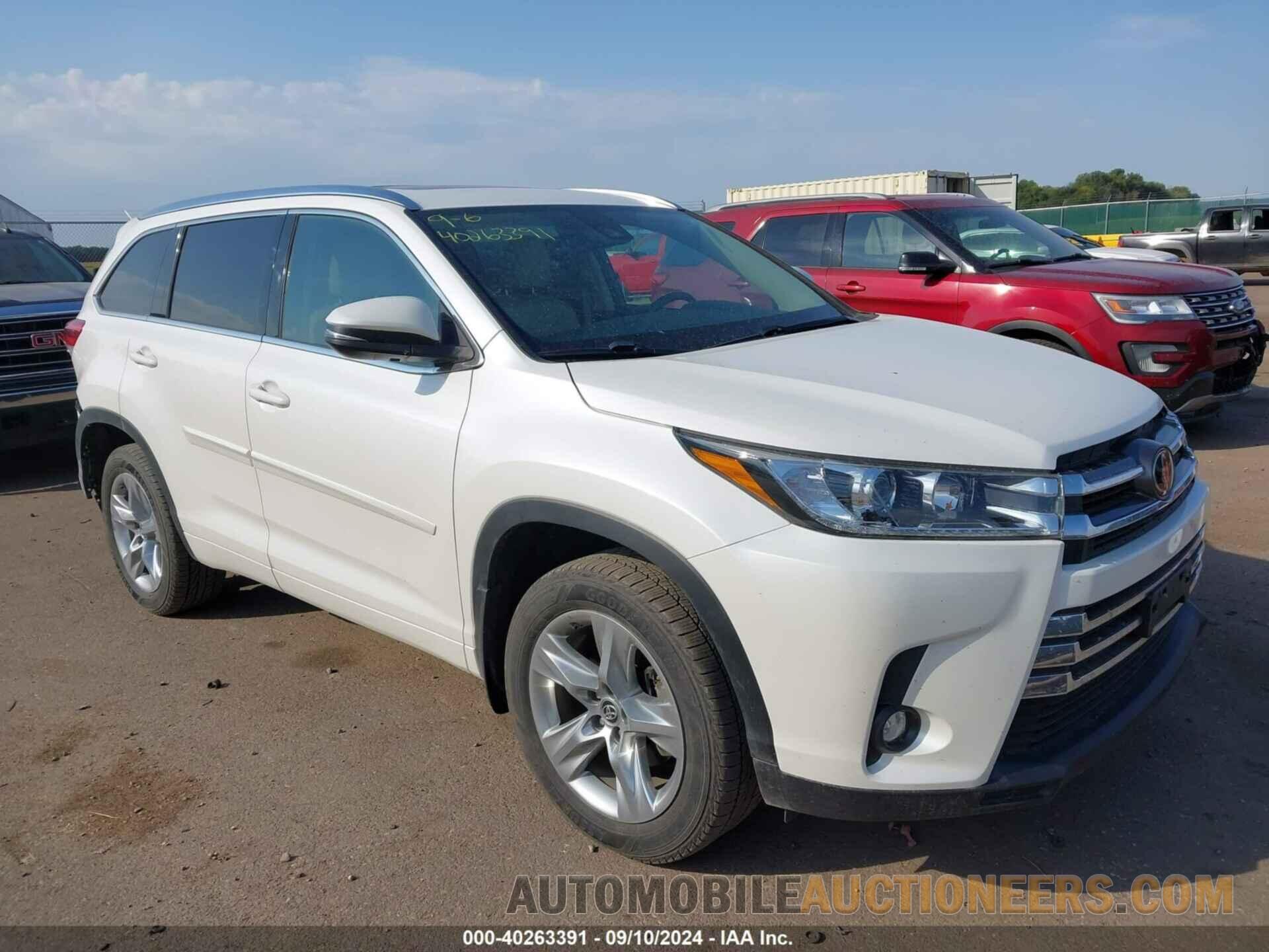 5TDDZRFH1KS735269 TOYOTA HIGHLANDER 2019