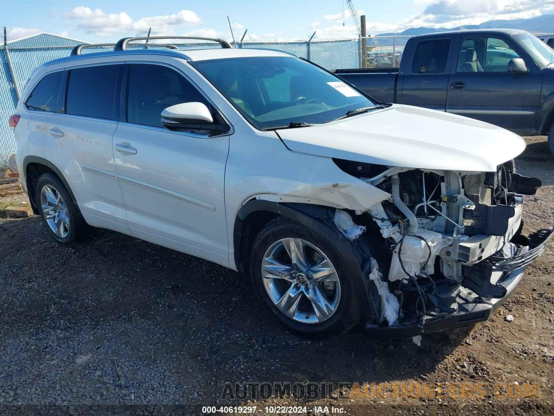 5TDDZRFH1KS745901 TOYOTA HIGHLANDER 2019