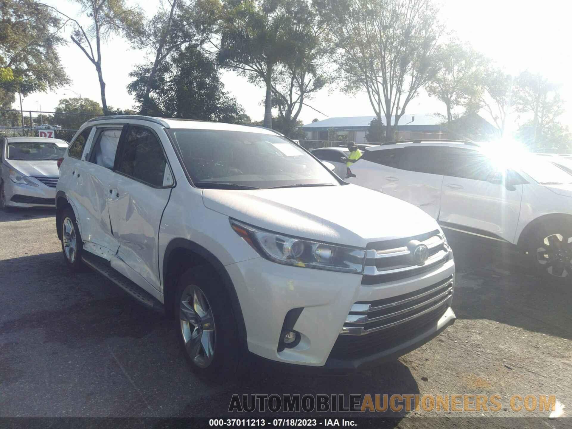 5TDDZRFH1KS997504 TOYOTA HIGHLANDER 2019