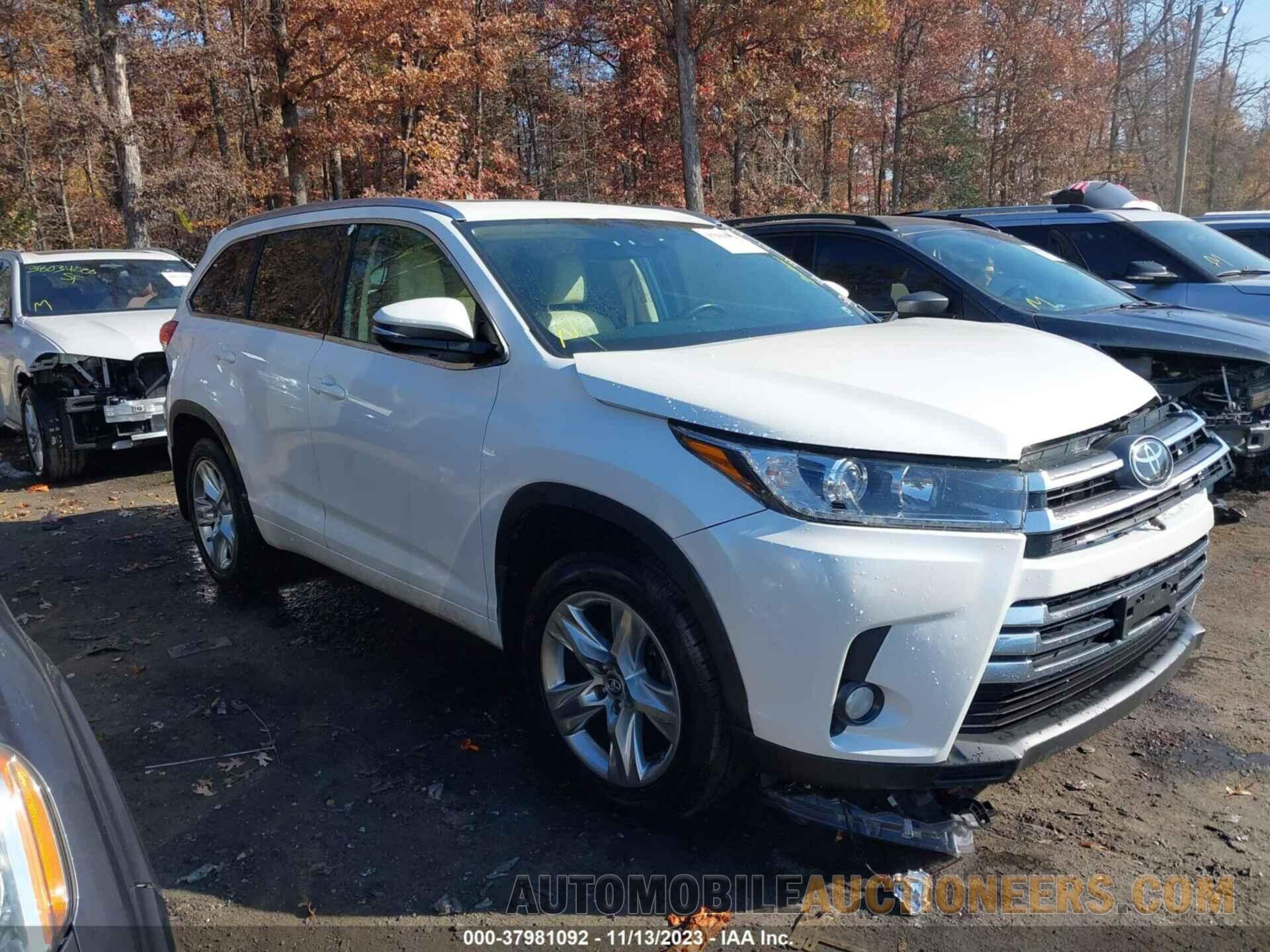 5TDDZRFH2HS369315 TOYOTA HIGHLANDER 2017