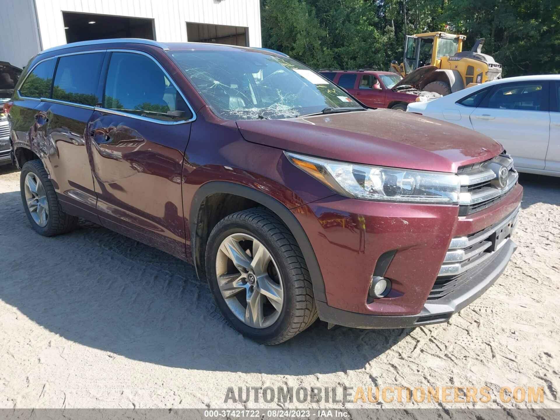 5TDDZRFH2HS382162 TOYOTA HIGHLANDER 2017