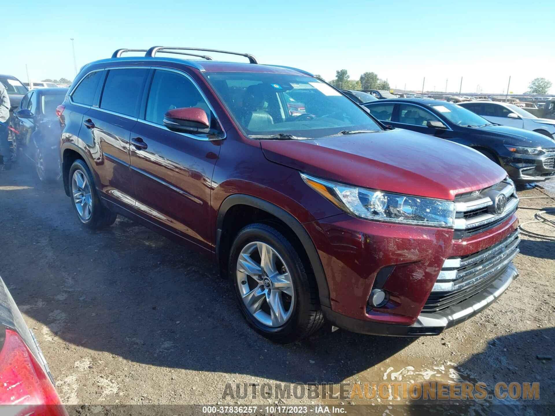 5TDDZRFH2HS386860 TOYOTA HIGHLANDER 2017