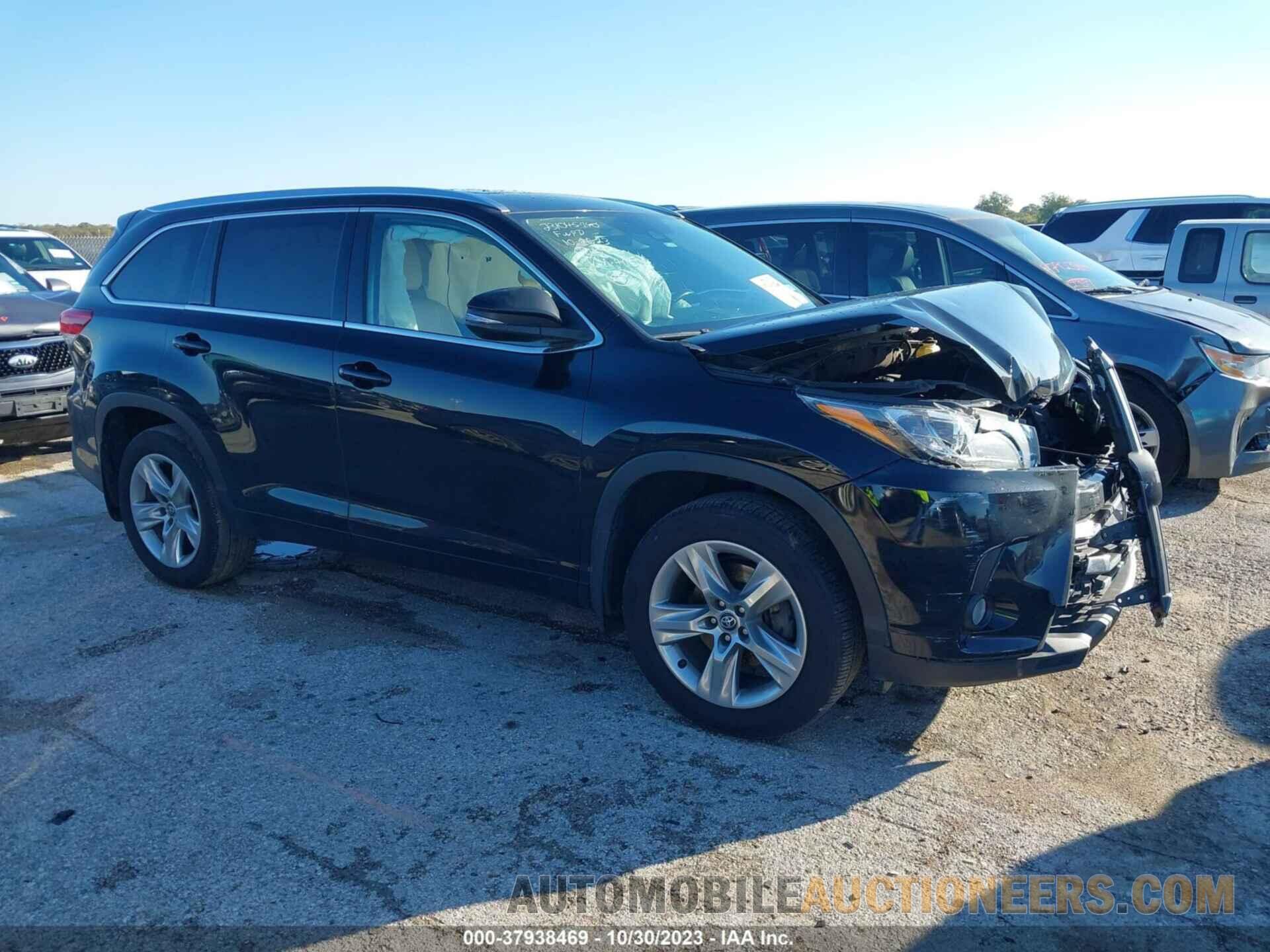 5TDDZRFH2HS411658 TOYOTA HIGHLANDER 2017