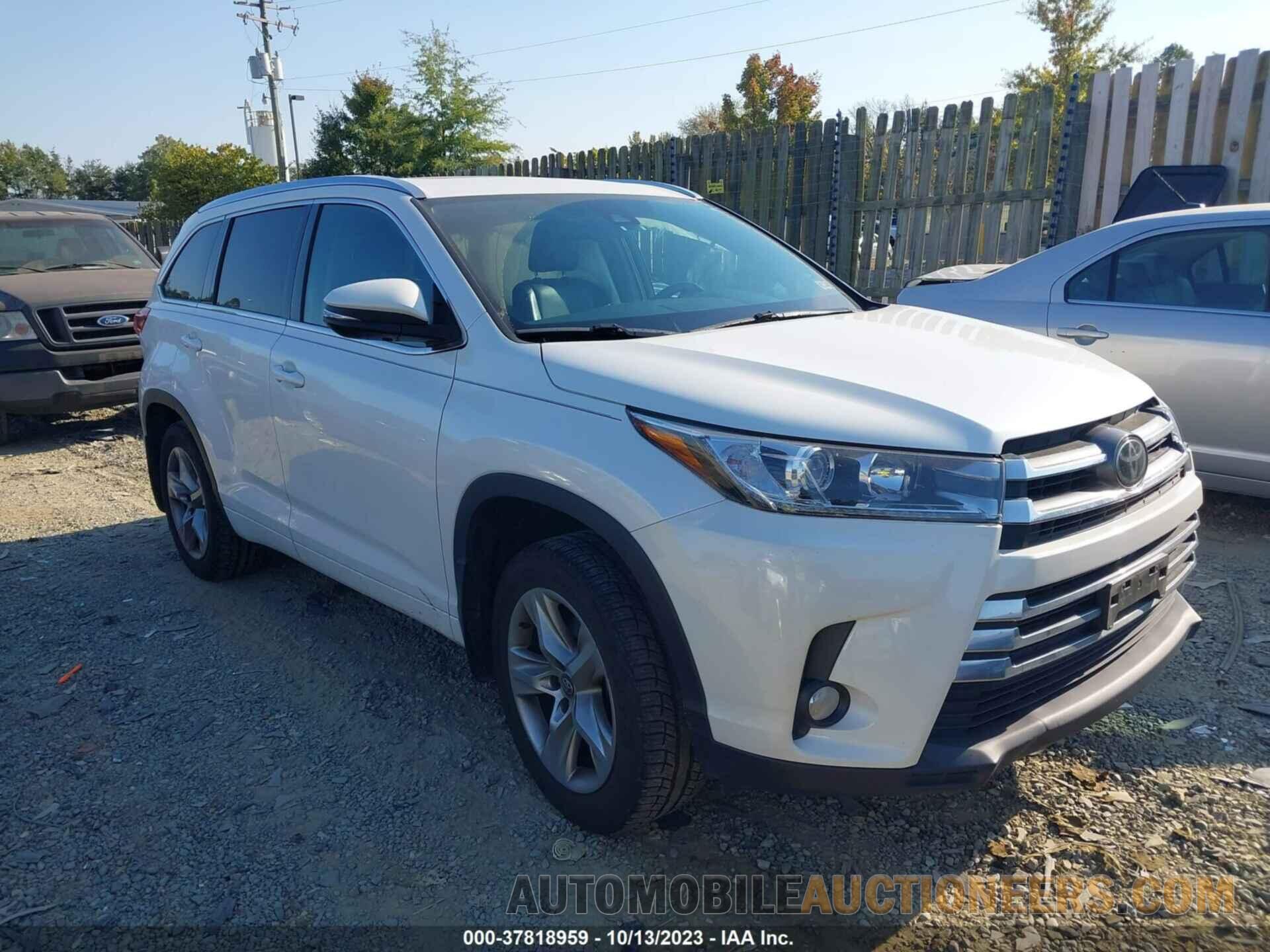 5TDDZRFH2HS453876 TOYOTA HIGHLANDER 2017