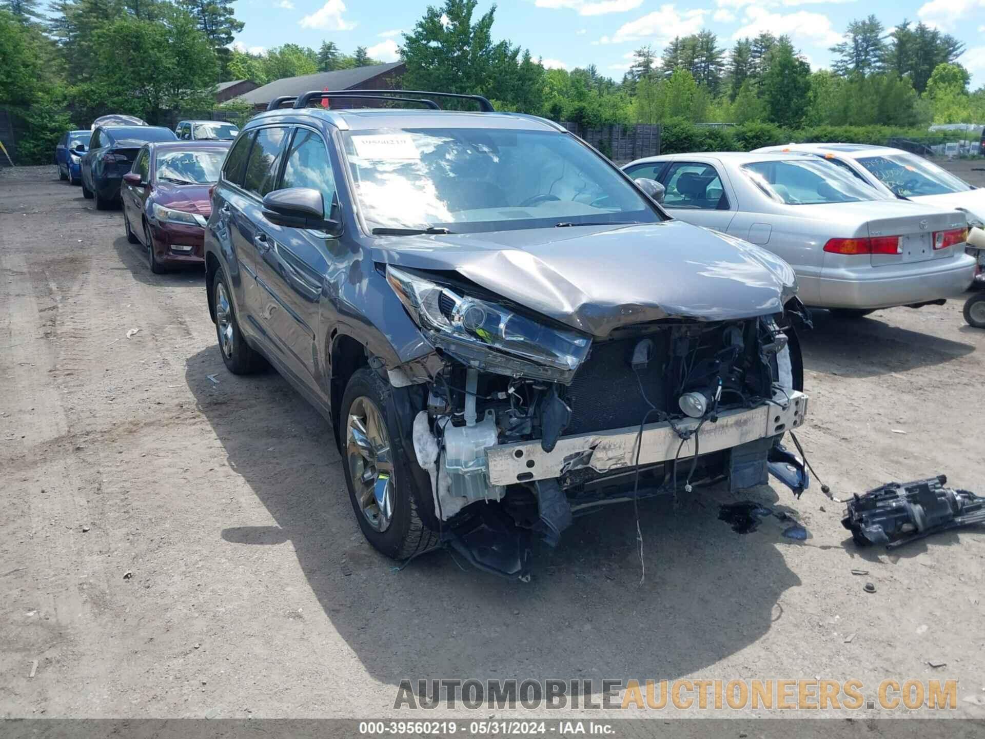 5TDDZRFH2HS466451 TOYOTA HIGHLANDER 2017