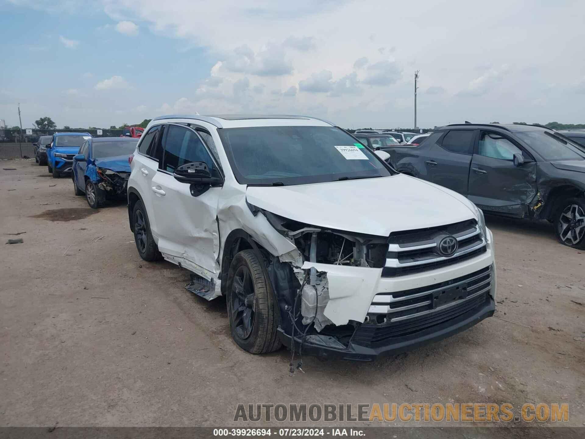 5TDDZRFH2JS903211 TOYOTA HIGHLANDER 2018