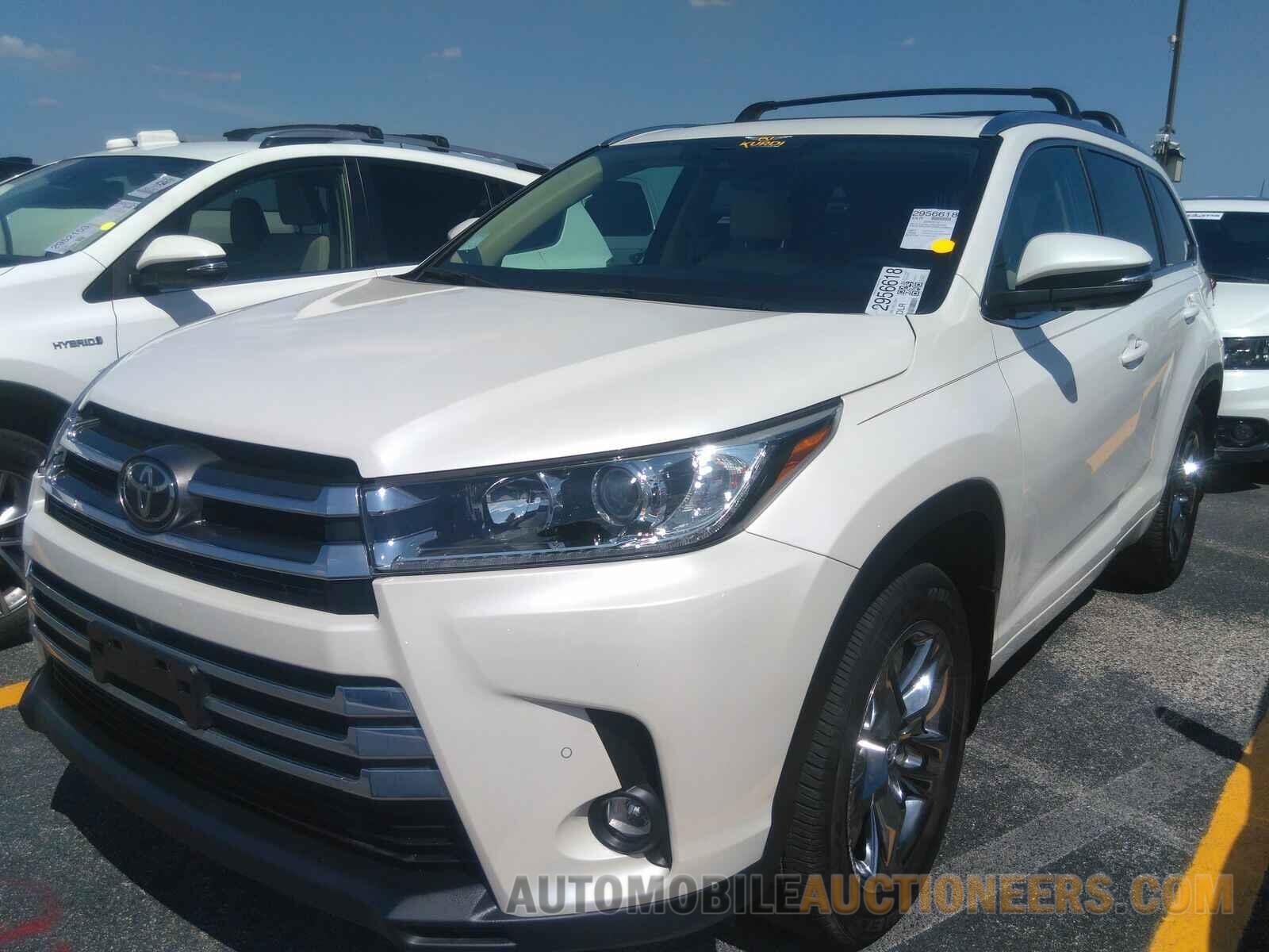 5TDDZRFH2KS712941 Toyota Highlander 2019