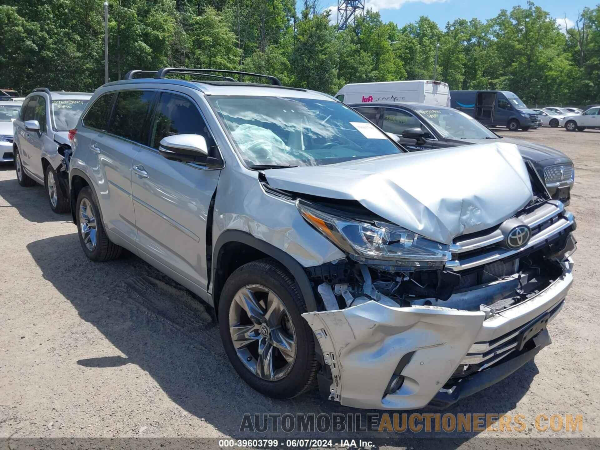 5TDDZRFH2KS919216 TOYOTA HIGHLANDER 2019