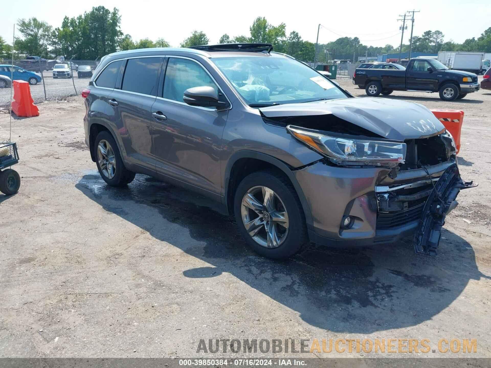 5TDDZRFH2KS919376 TOYOTA HIGHLANDER 2019