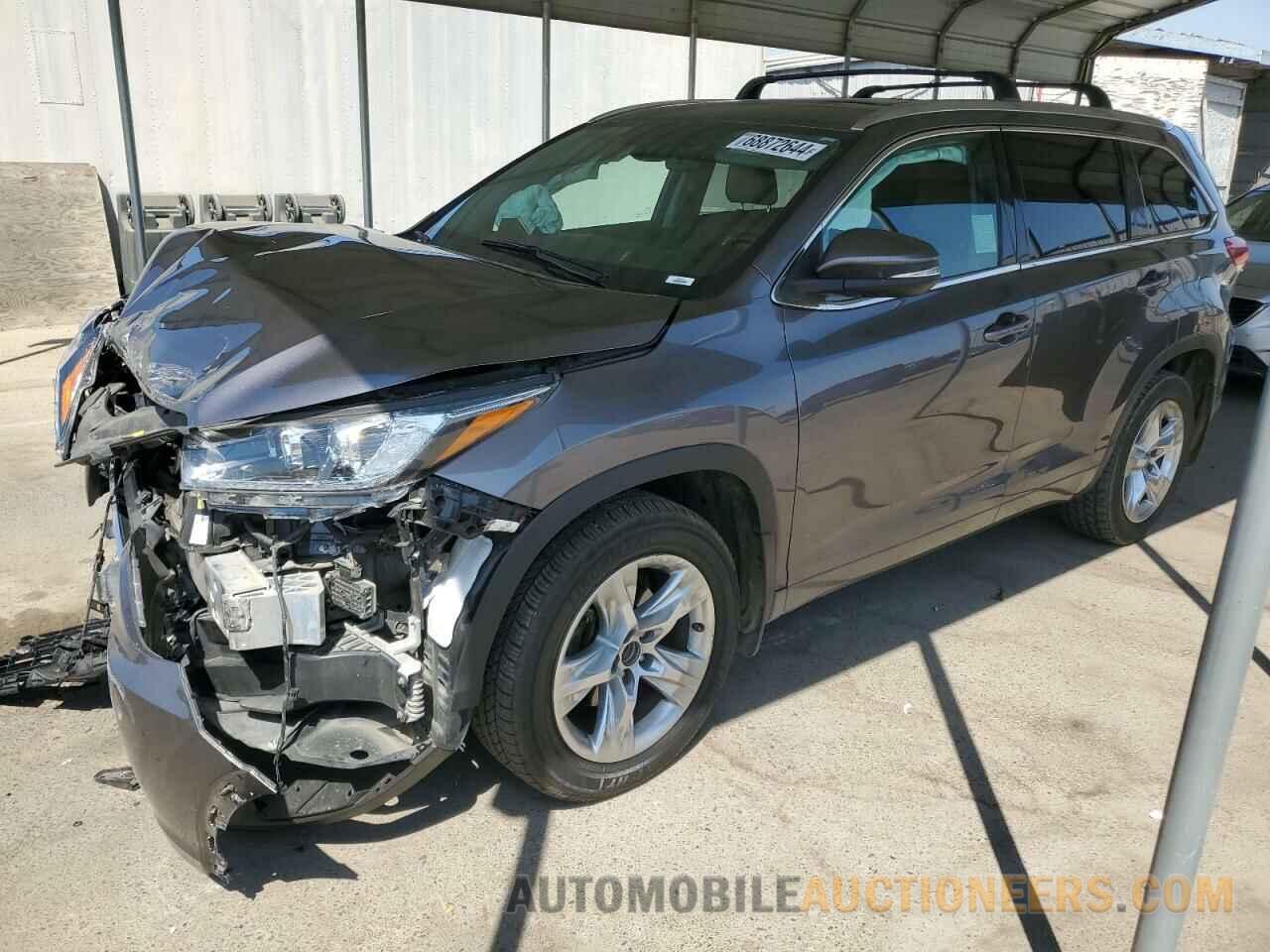 5TDDZRFH3HS357500 TOYOTA HIGHLANDER 2017