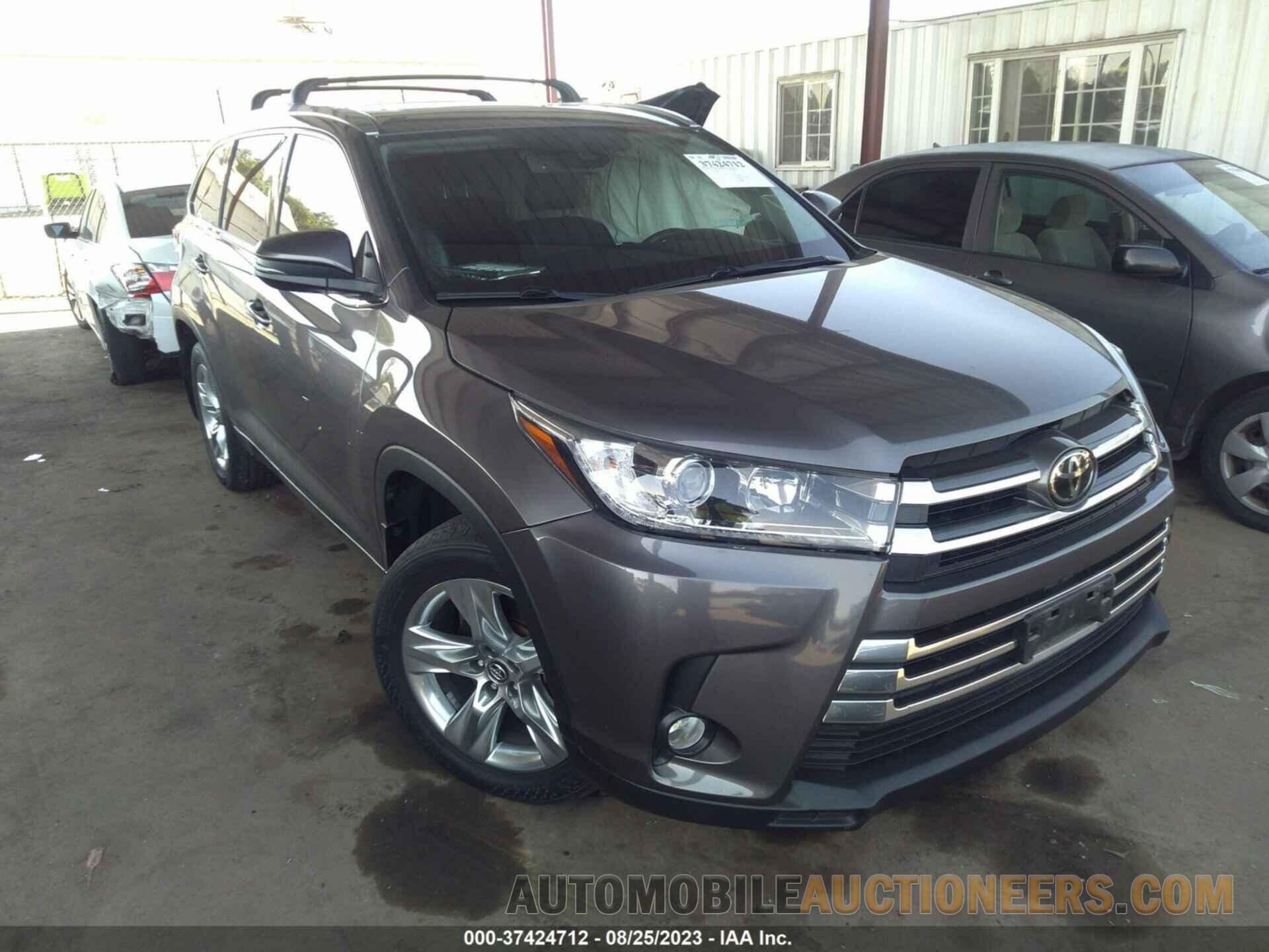 5TDDZRFH3HS378332 TOYOTA HIGHLANDER 2017