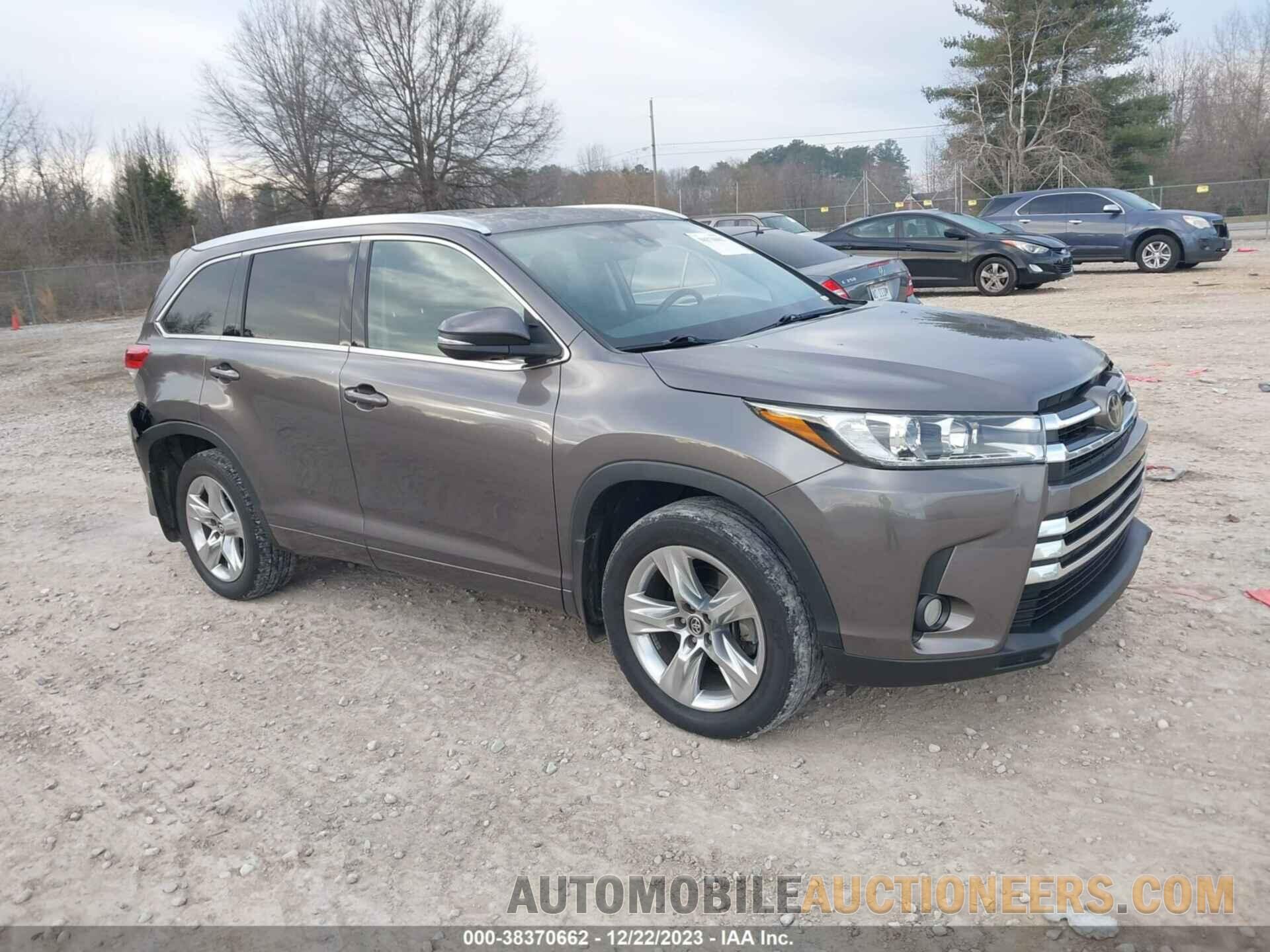 5TDDZRFH3HS379609 TOYOTA HIGHLANDER 2017