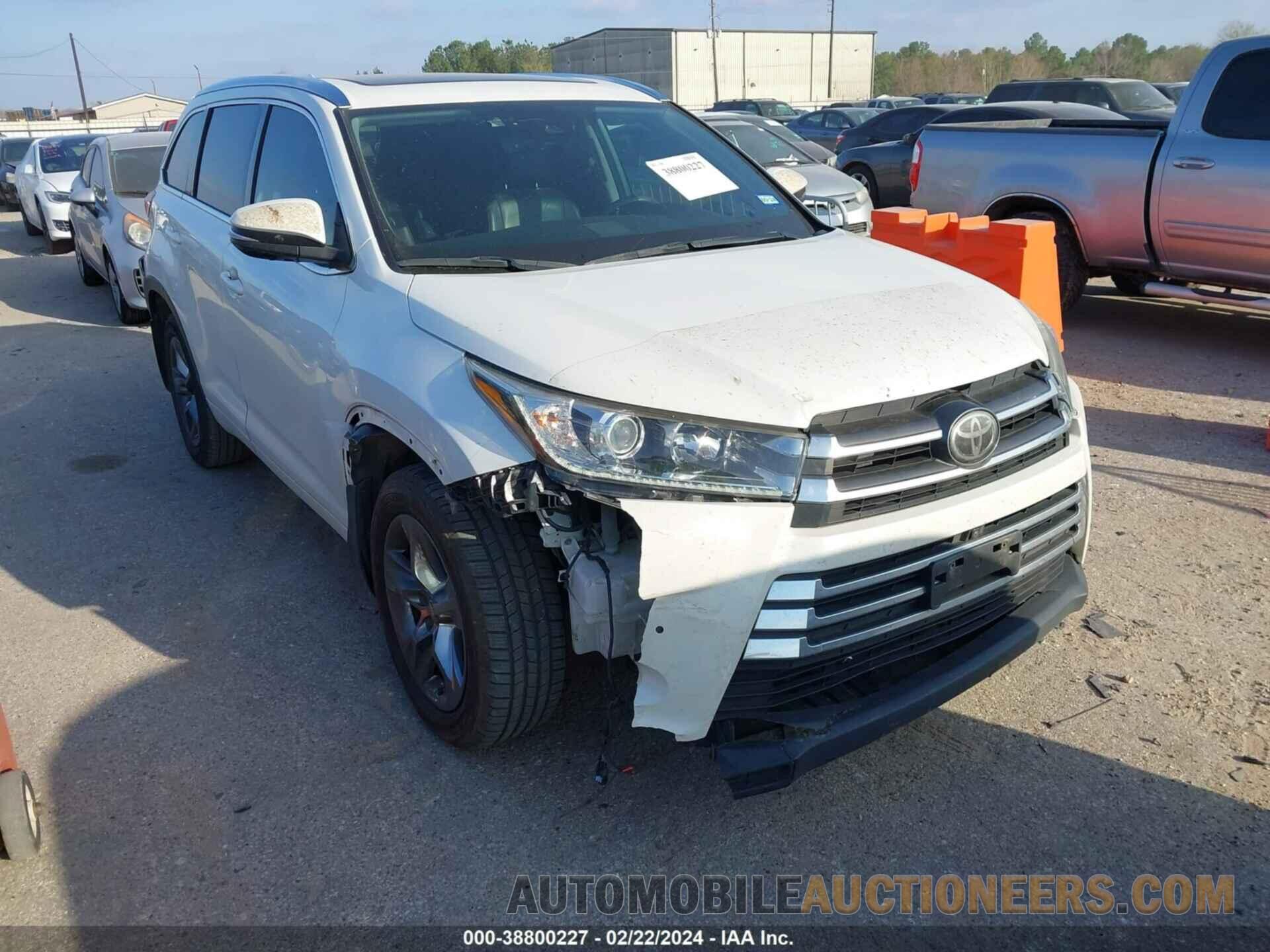 5TDDZRFH3HS381280 TOYOTA HIGHLANDER 2017