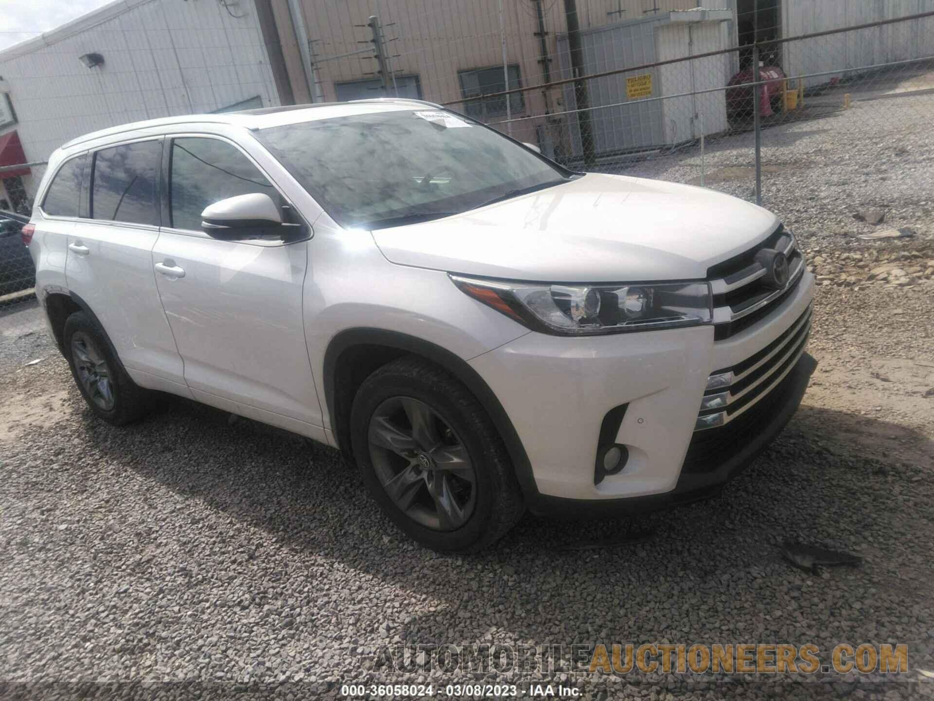 5TDDZRFH3HS404945 TOYOTA HIGHLANDER 2017