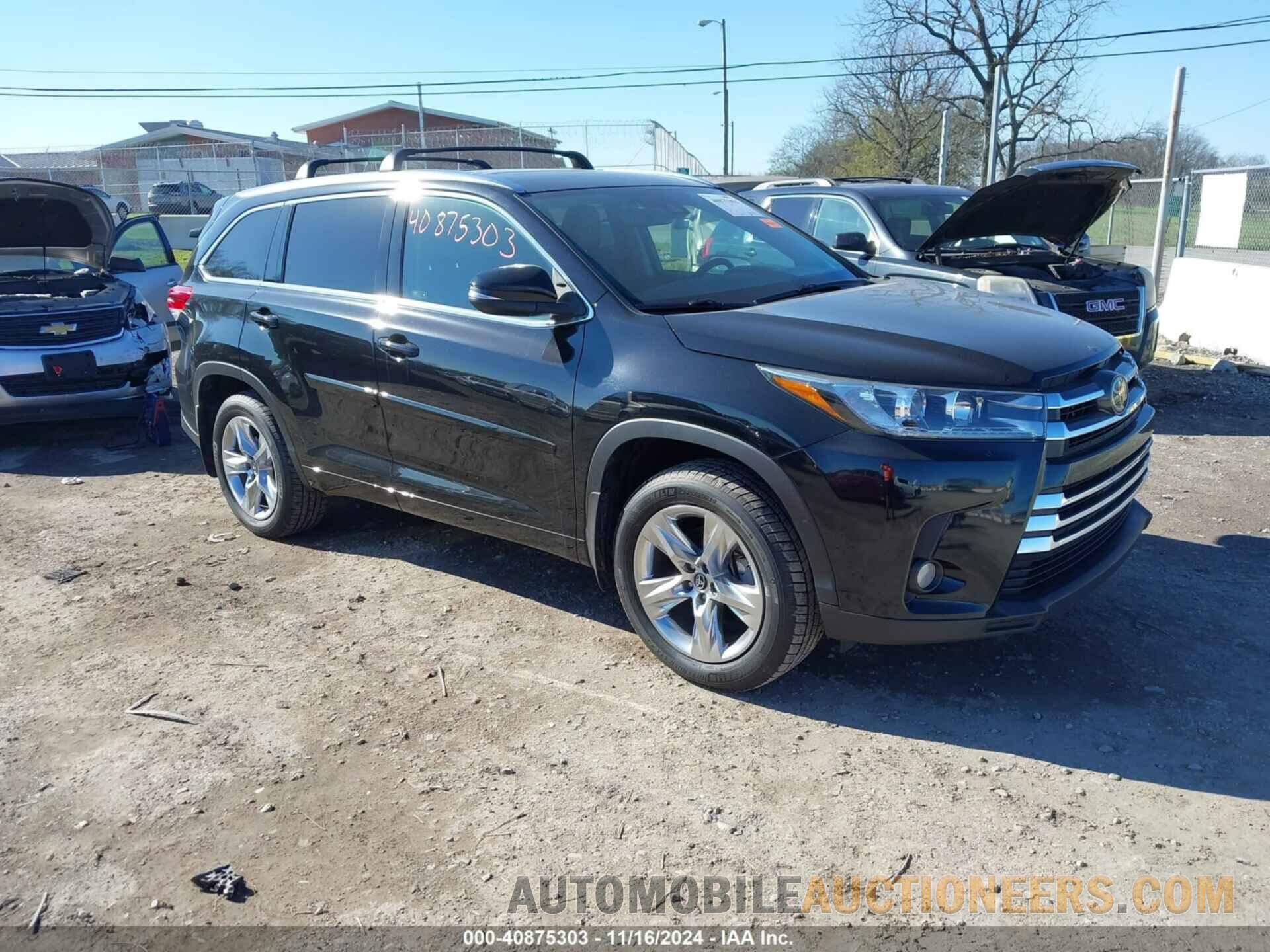 5TDDZRFH3JS849160 TOYOTA HIGHLANDER 2018