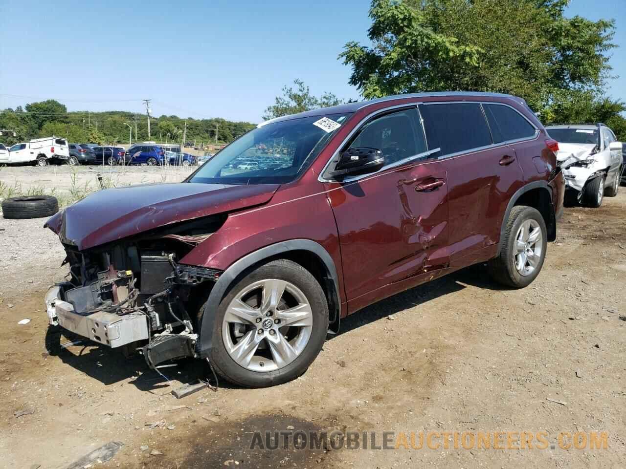 5TDDZRFH3KS720210 TOYOTA HIGHLANDER 2019