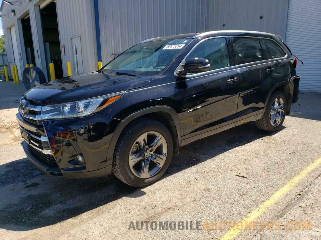 5TDDZRFH3KS725875 TOYOTA HIGHLANDER 2019