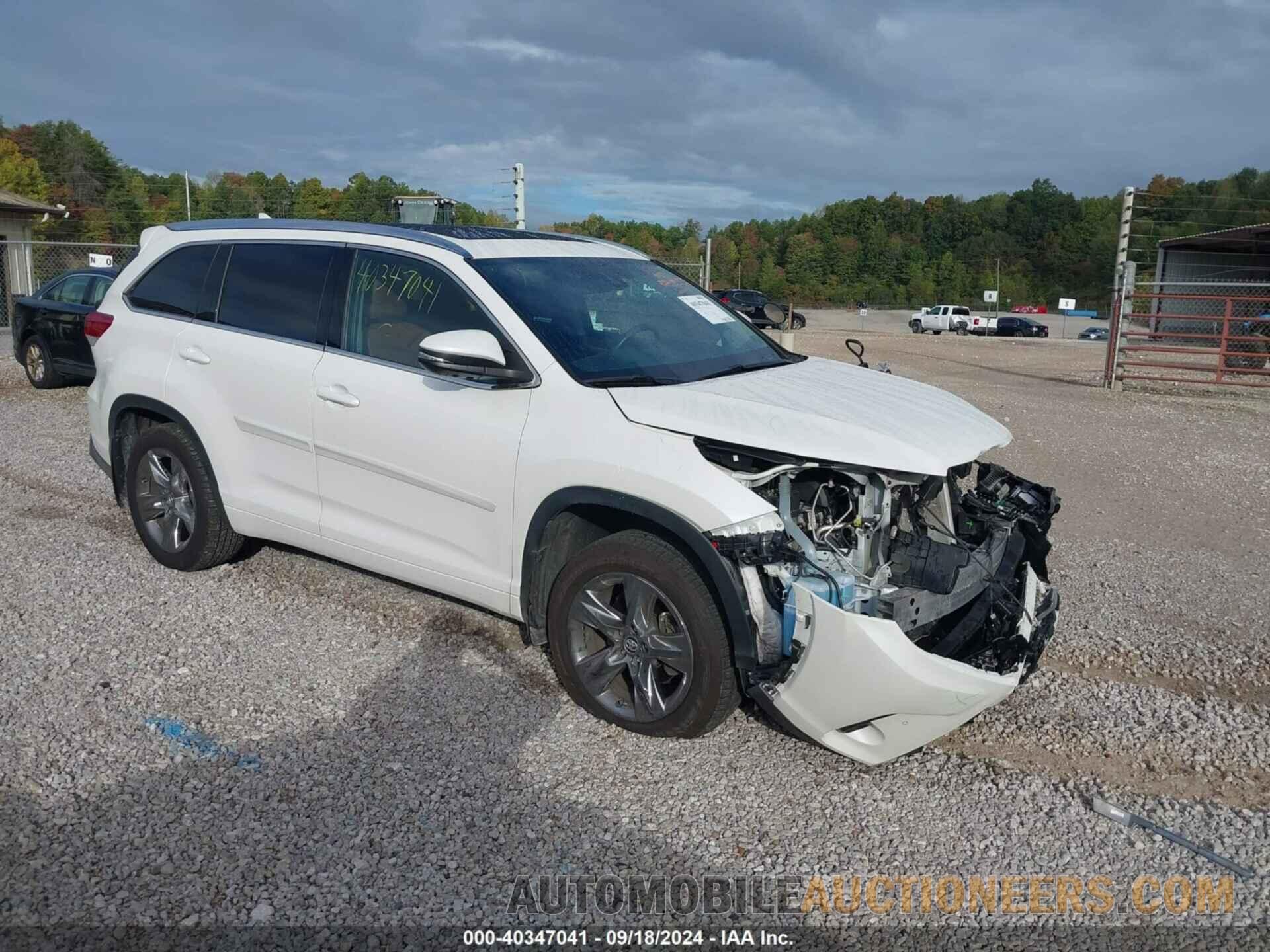 5TDDZRFH3KS733149 TOYOTA HIGHLANDER 2019