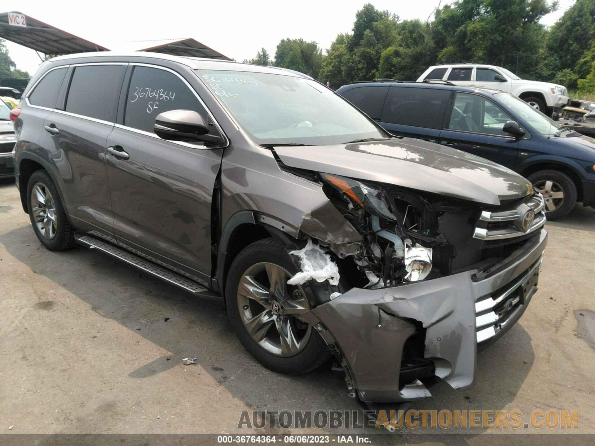 5TDDZRFH3KS988383 TOYOTA HIGHLANDER 2019