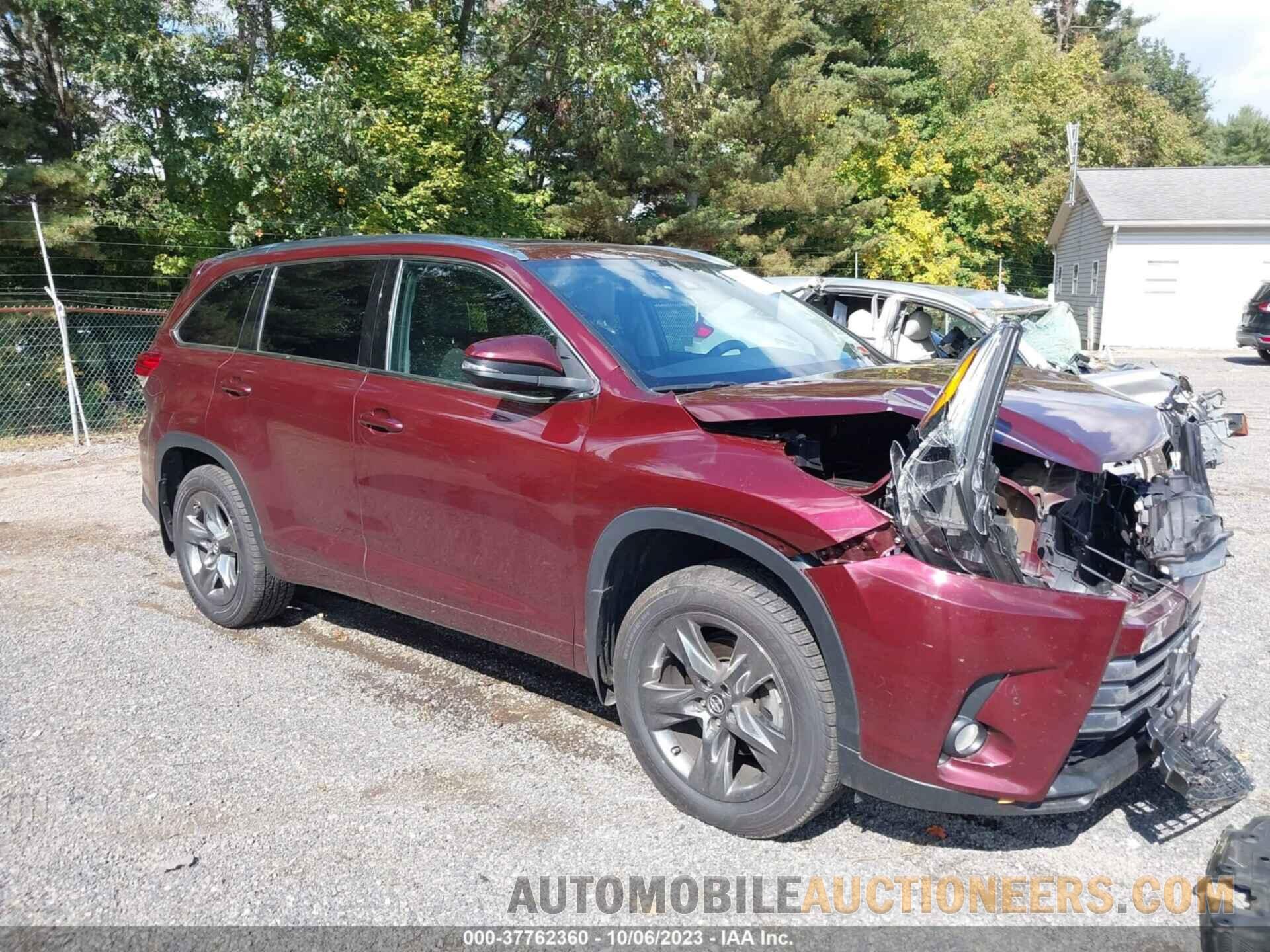 5TDDZRFH4HS384088 TOYOTA HIGHLANDER 2017