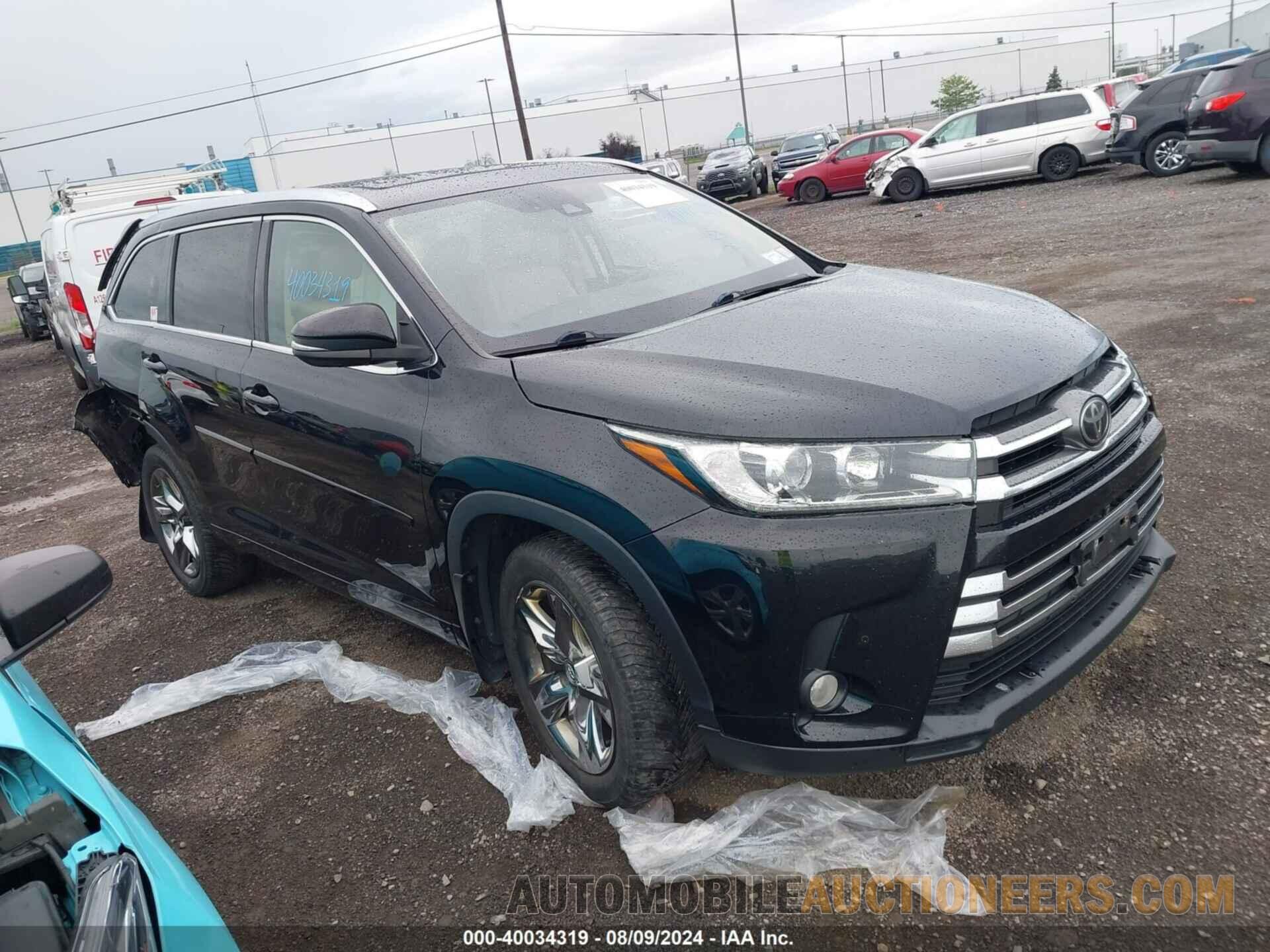 5TDDZRFH4HS389971 TOYOTA HIGHLANDER 2017