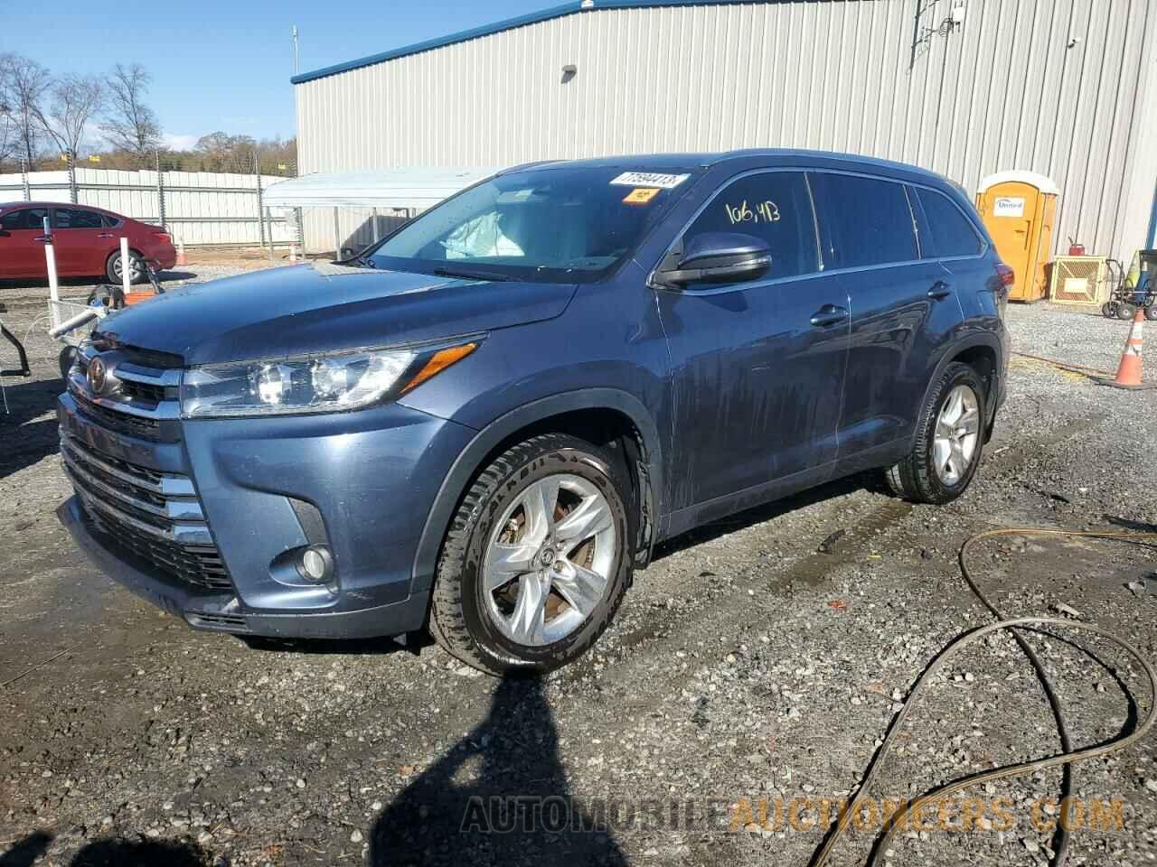 5TDDZRFH4HS405831 TOYOTA HIGHLANDER 2017