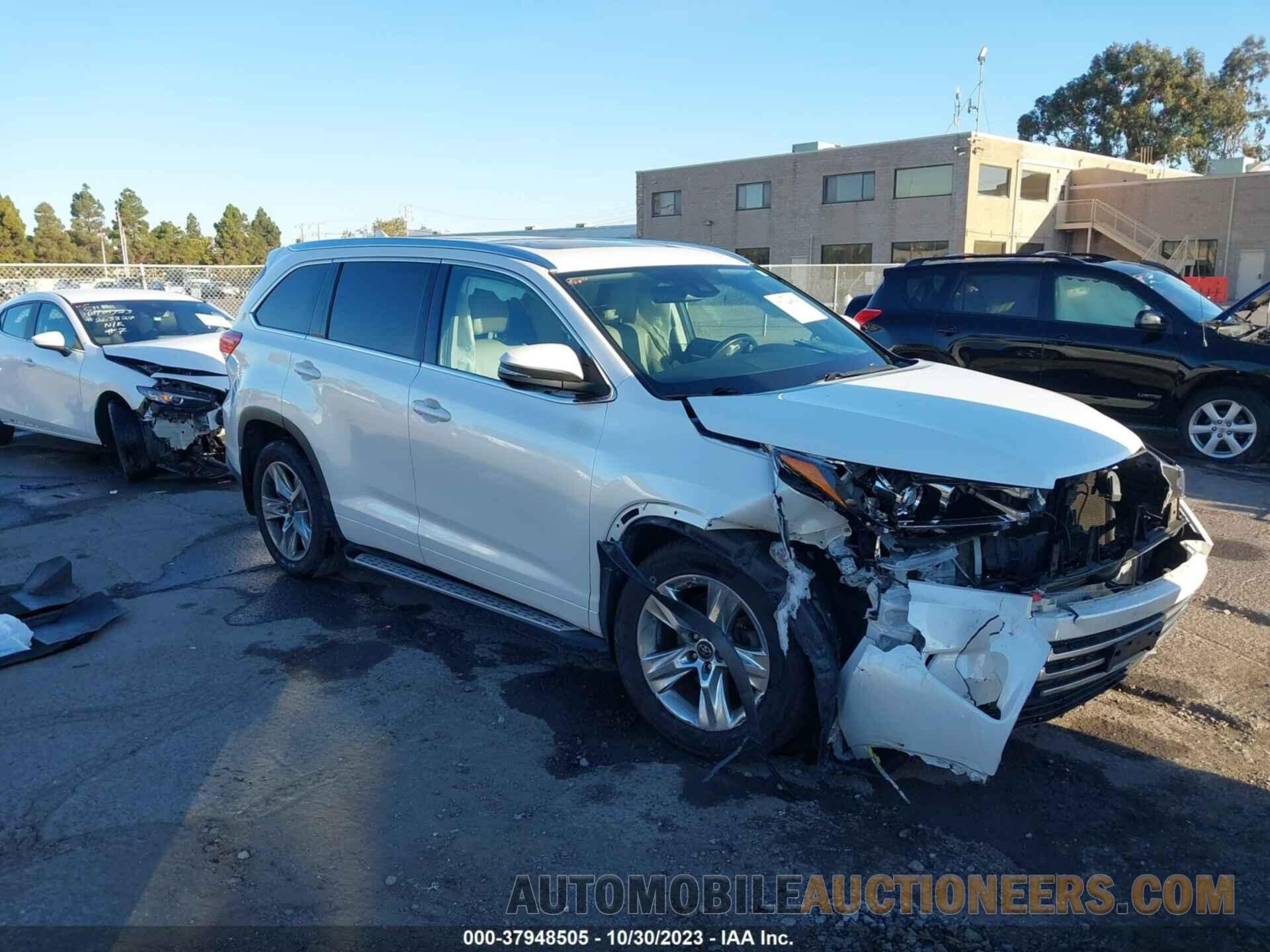 5TDDZRFH4HS433404 TOYOTA HIGHLANDER 2017