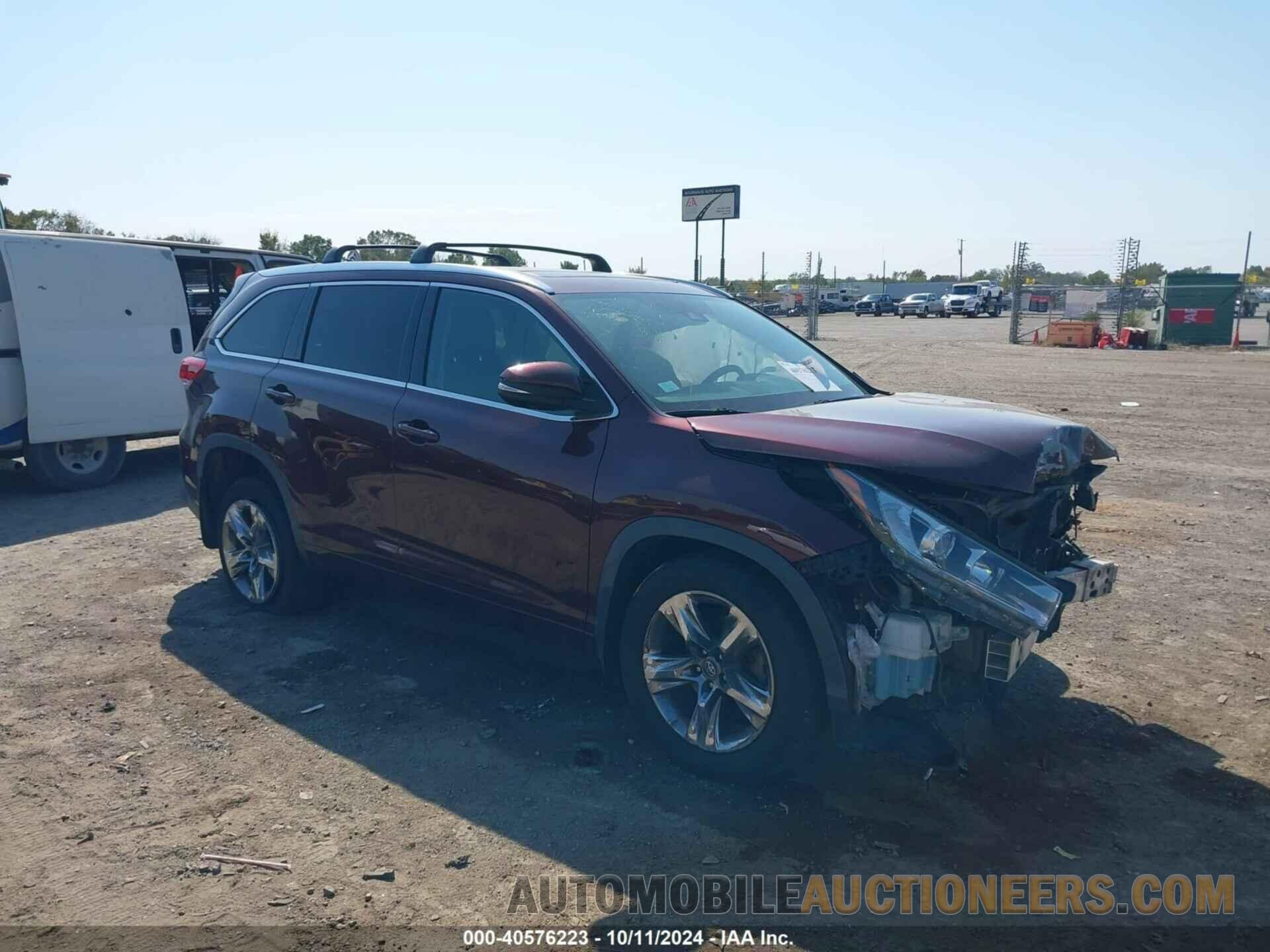 5TDDZRFH4HS467794 TOYOTA HIGHLANDER 2017