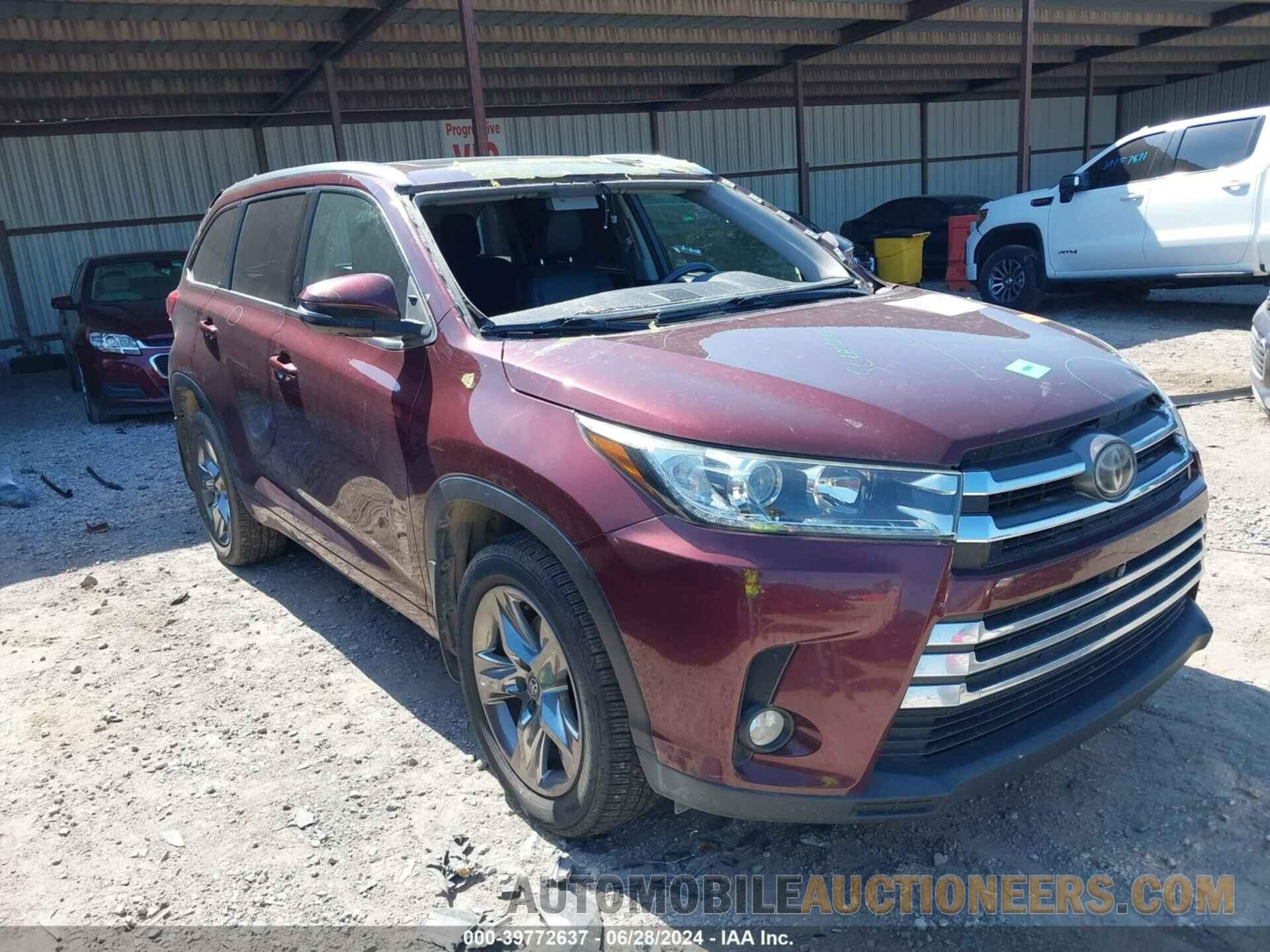 5TDDZRFH4HS473210 TOYOTA HIGHLANDER 2017